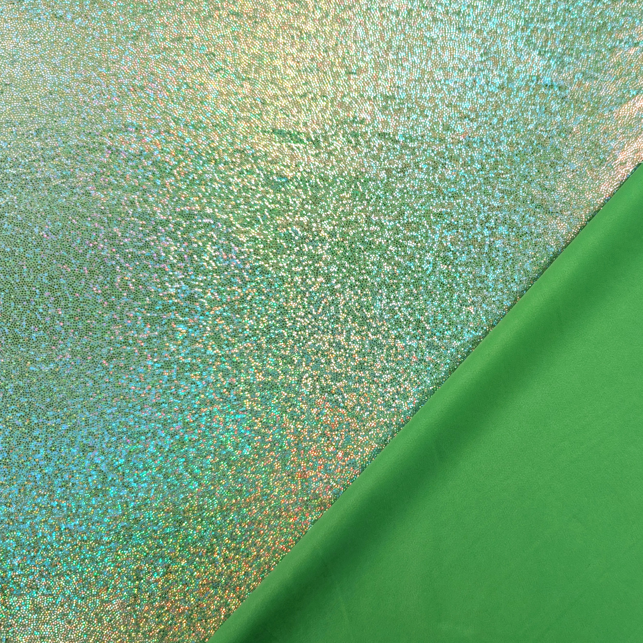 Green Glitter Lurex Lycra Image