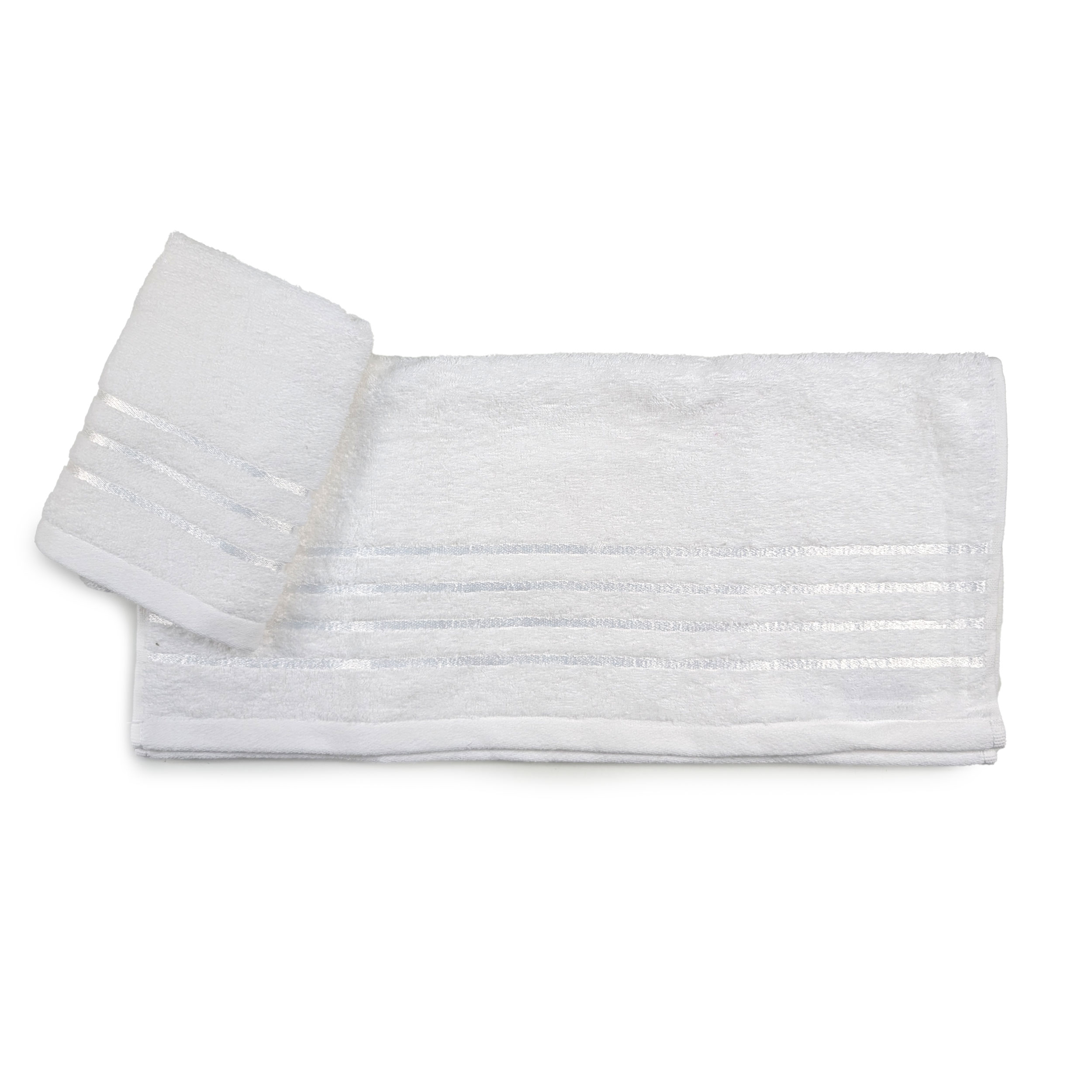 White Bath, Face and Guest Towel Set Image