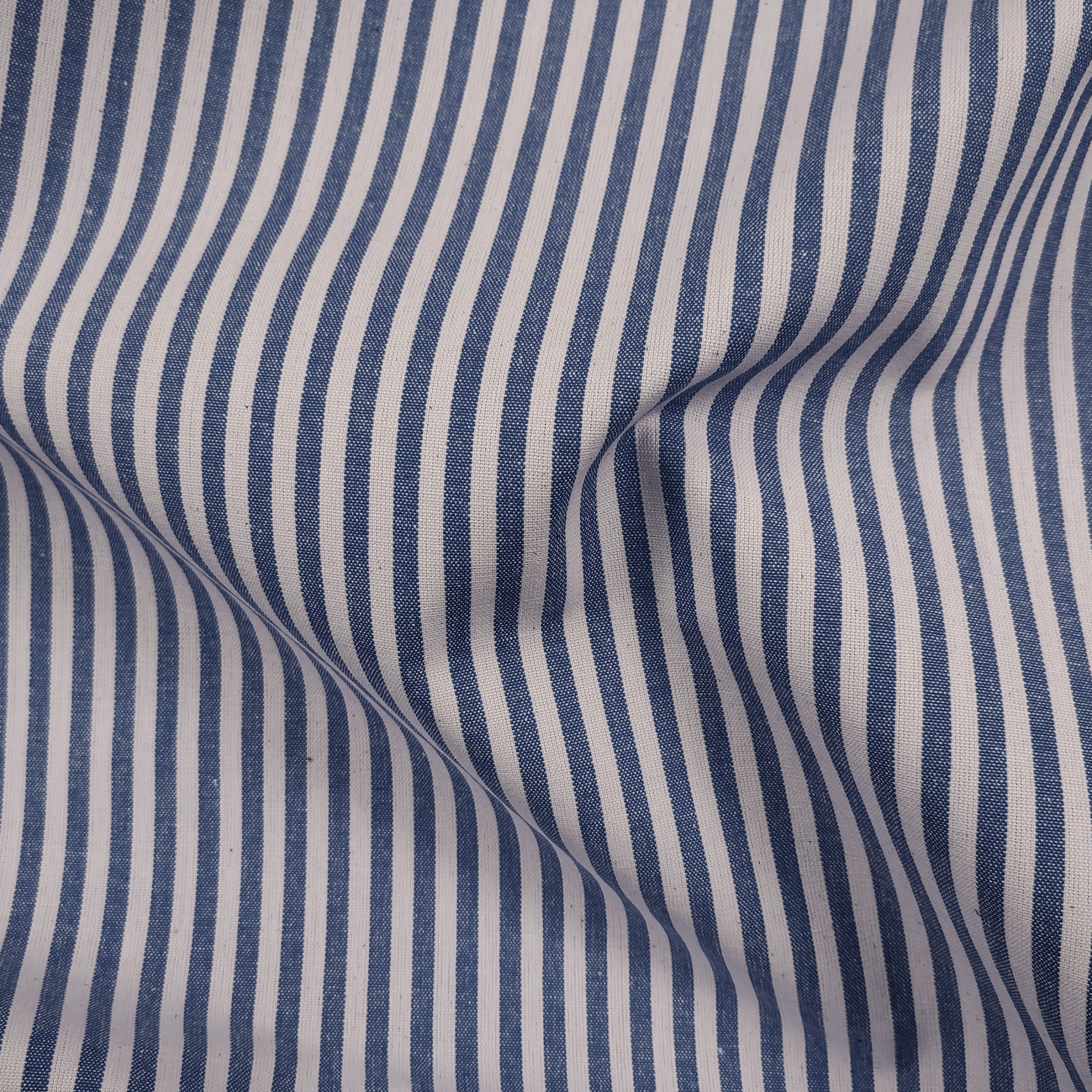 Pure Cotton Striped Tablecloth Fabric Image