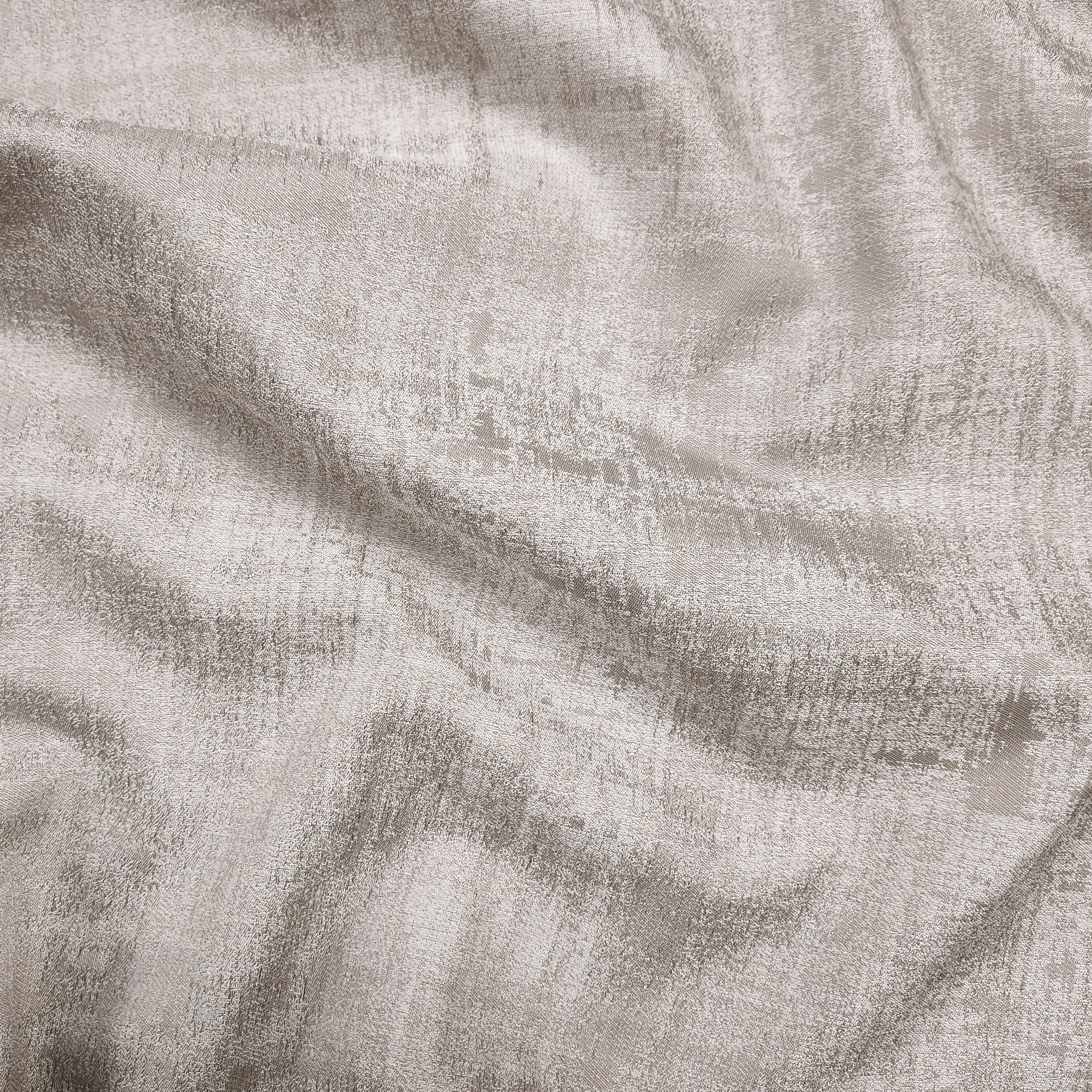 Tissu de rideau opaque effet spatule gris tourterelle