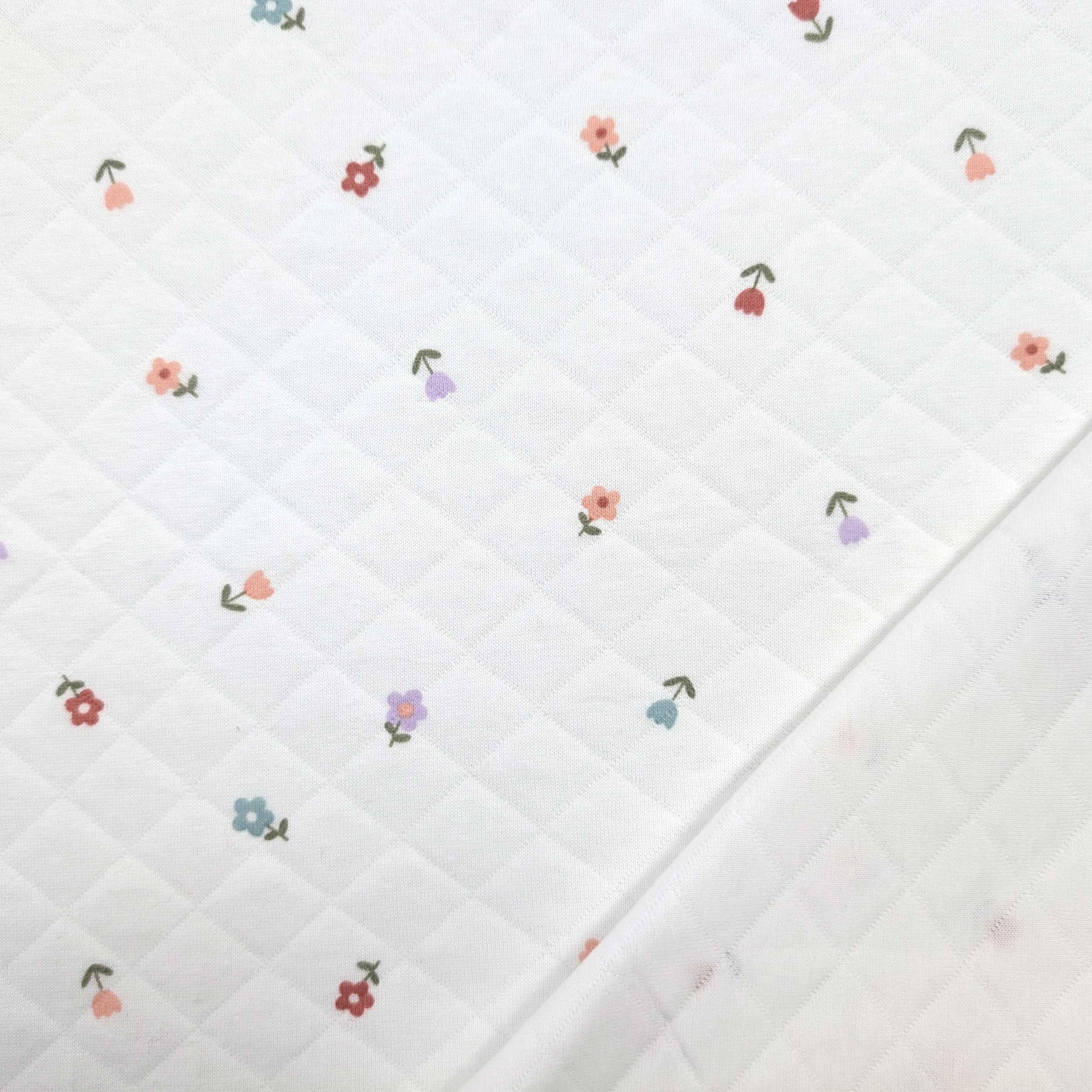 Flower Fantasy Quilted Jersey Image