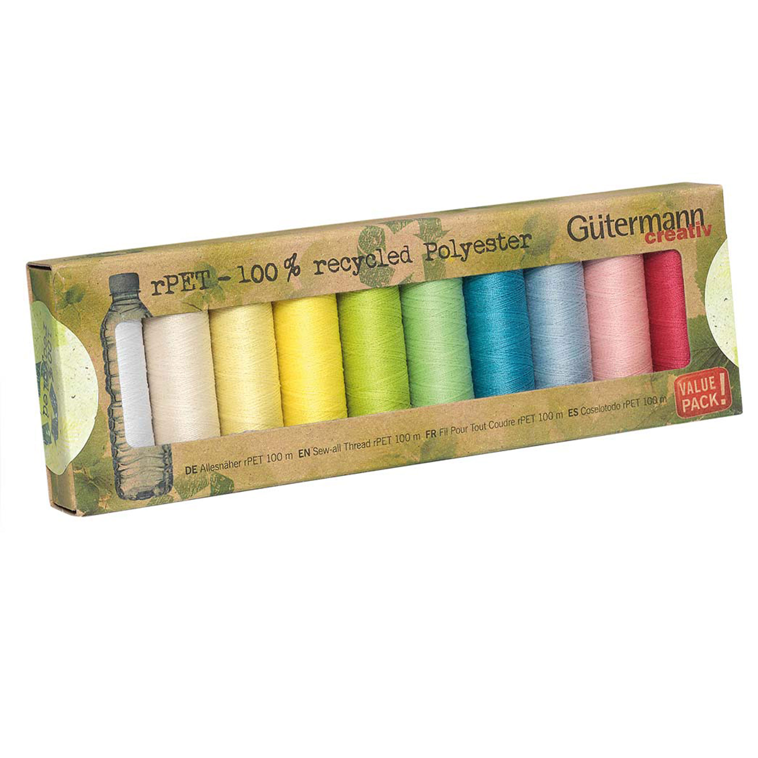 Gutermann Creative Cucitutto rPET 10 Coils Pastel Image
