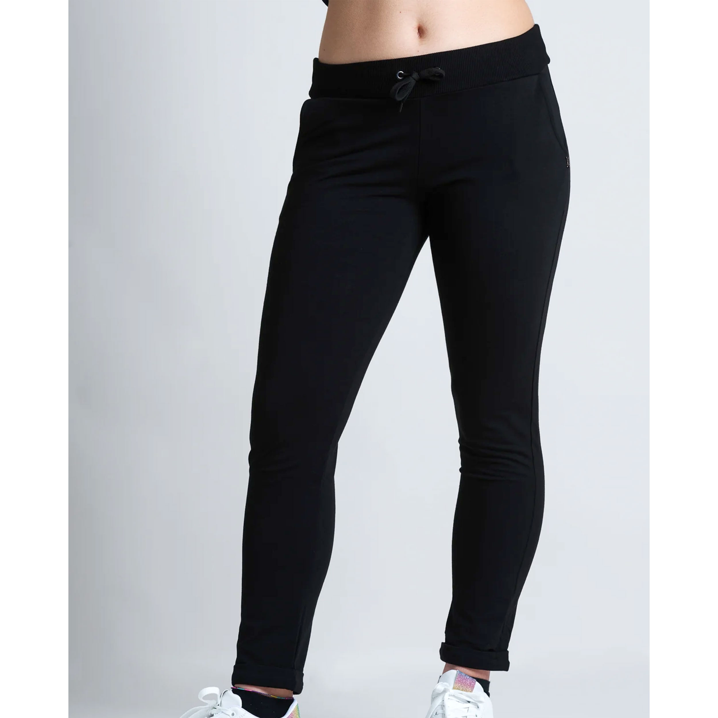 Warm Cotton Trousers Black Image