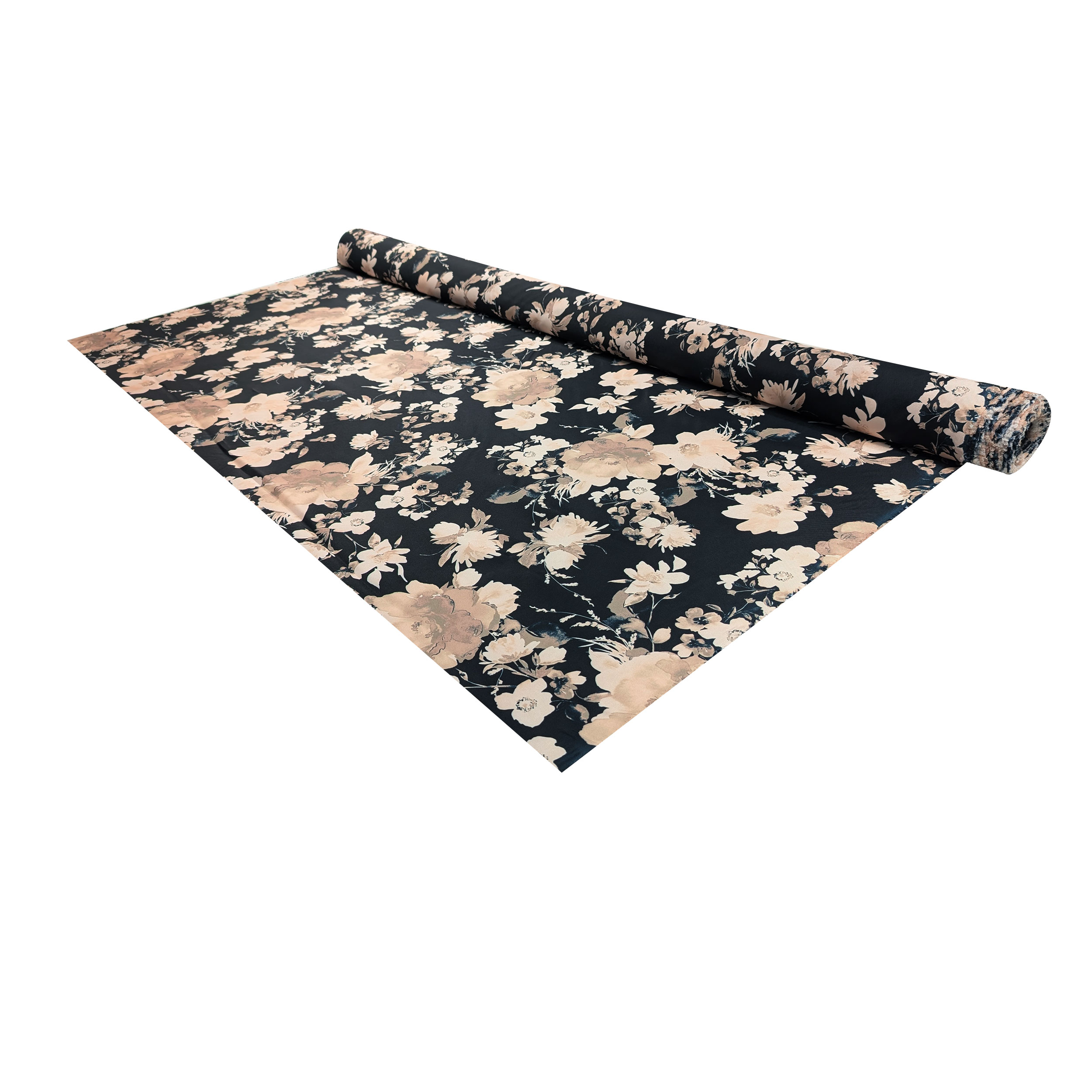 Mikado Italian High Fashion Pink Flowers Image