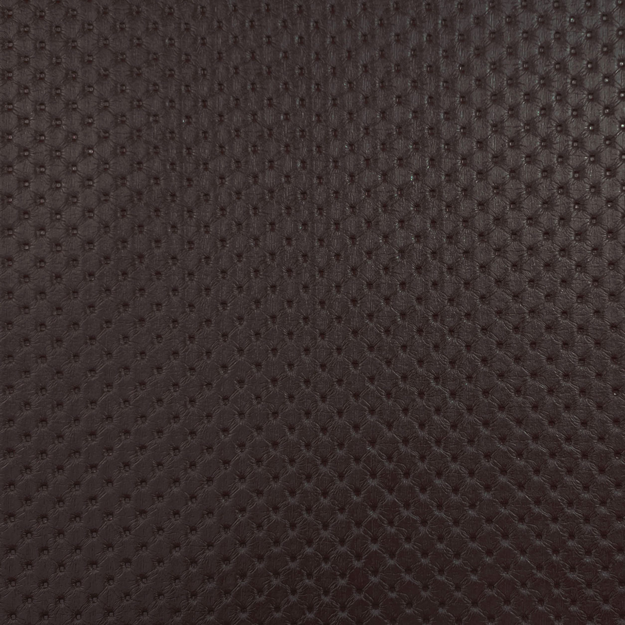 Faux Leather Quilted Effect Chocolate Image