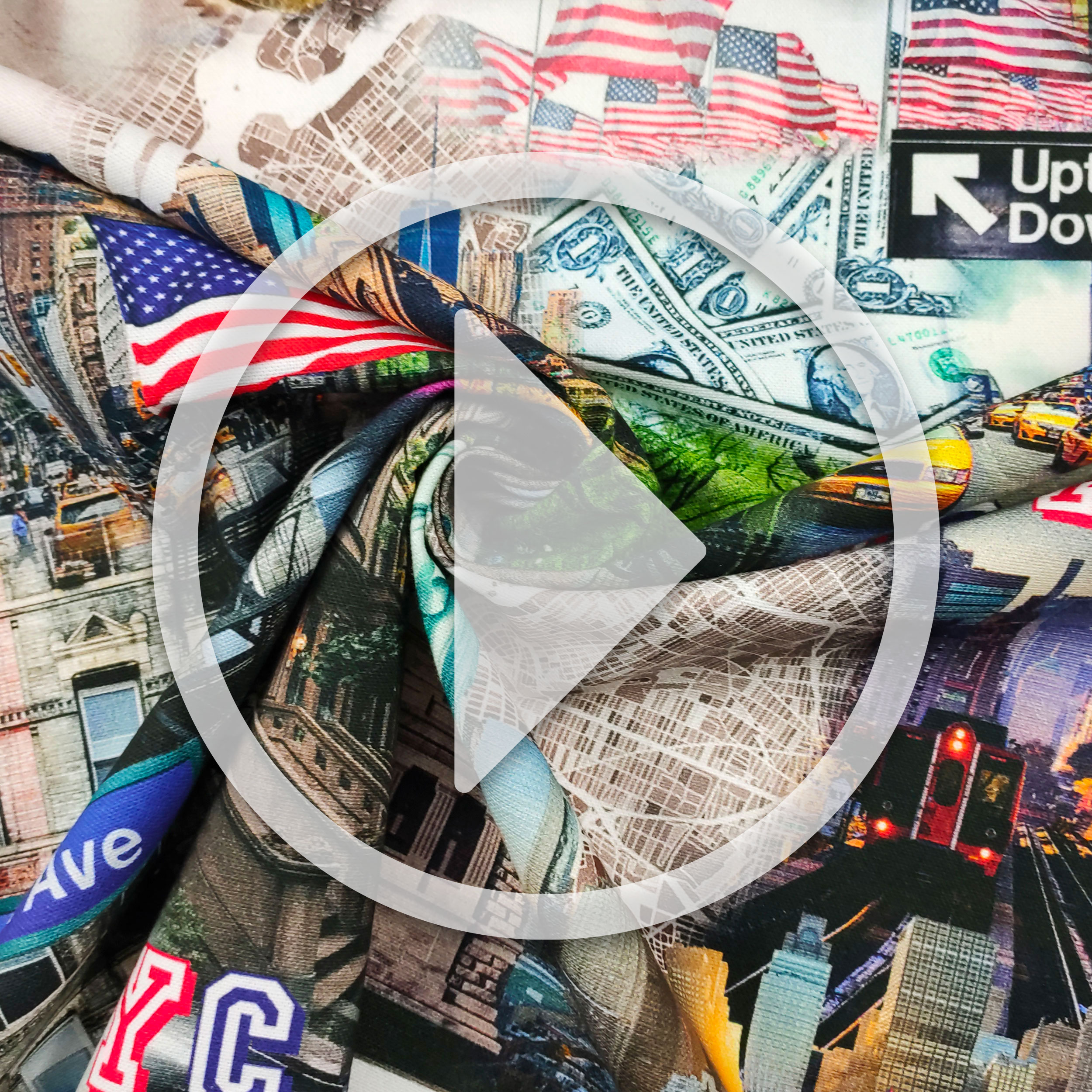 Panama Cotton New York cut-out 50x140 cm Image