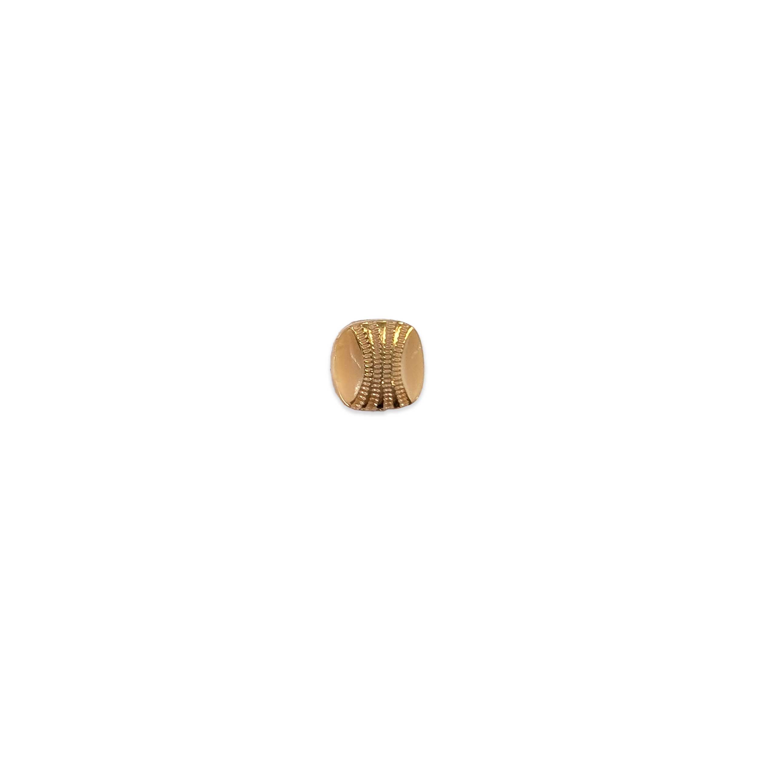 Square Glass Button Biscuit Gold Wires Image