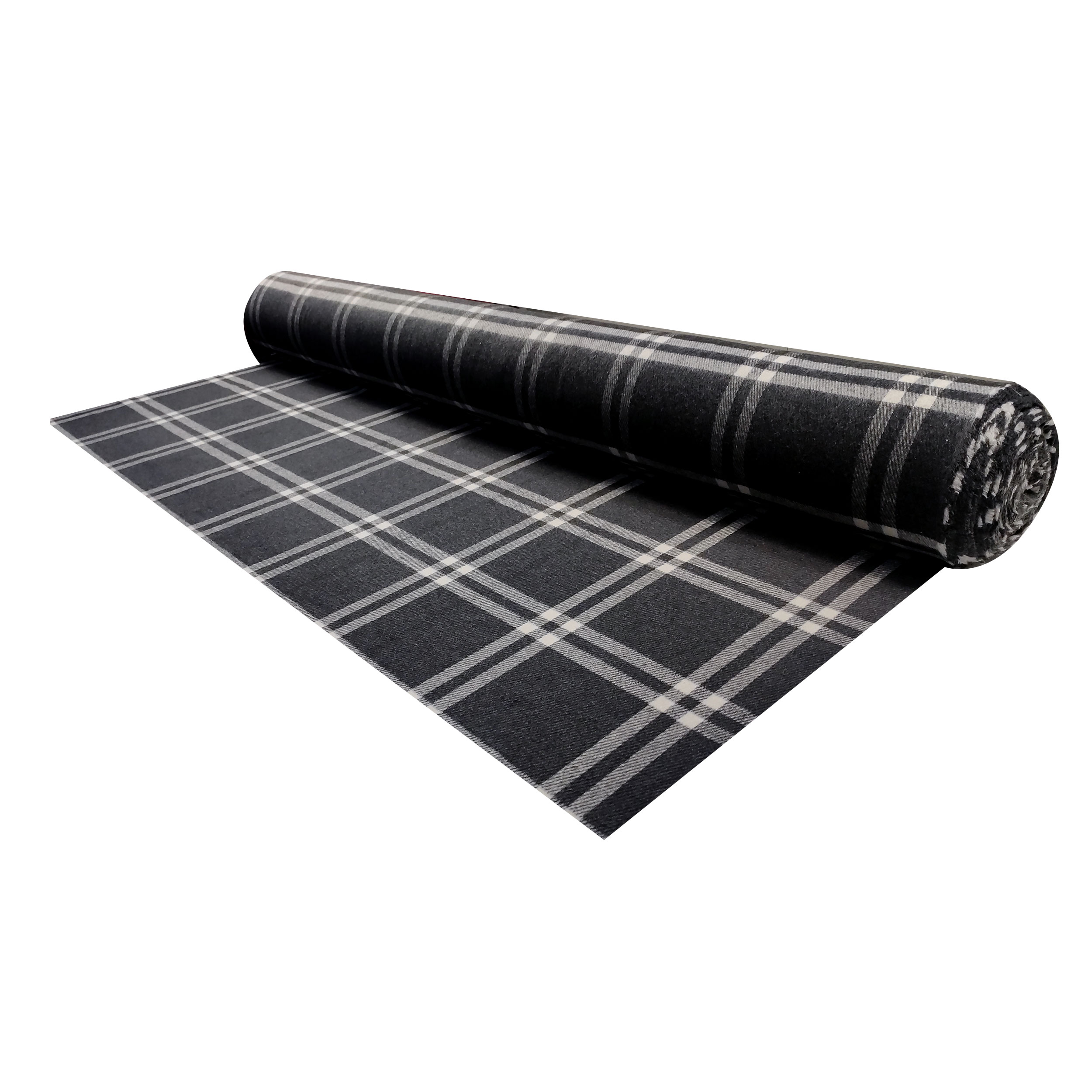 Tartan Wolltuch Anthrazit Image
