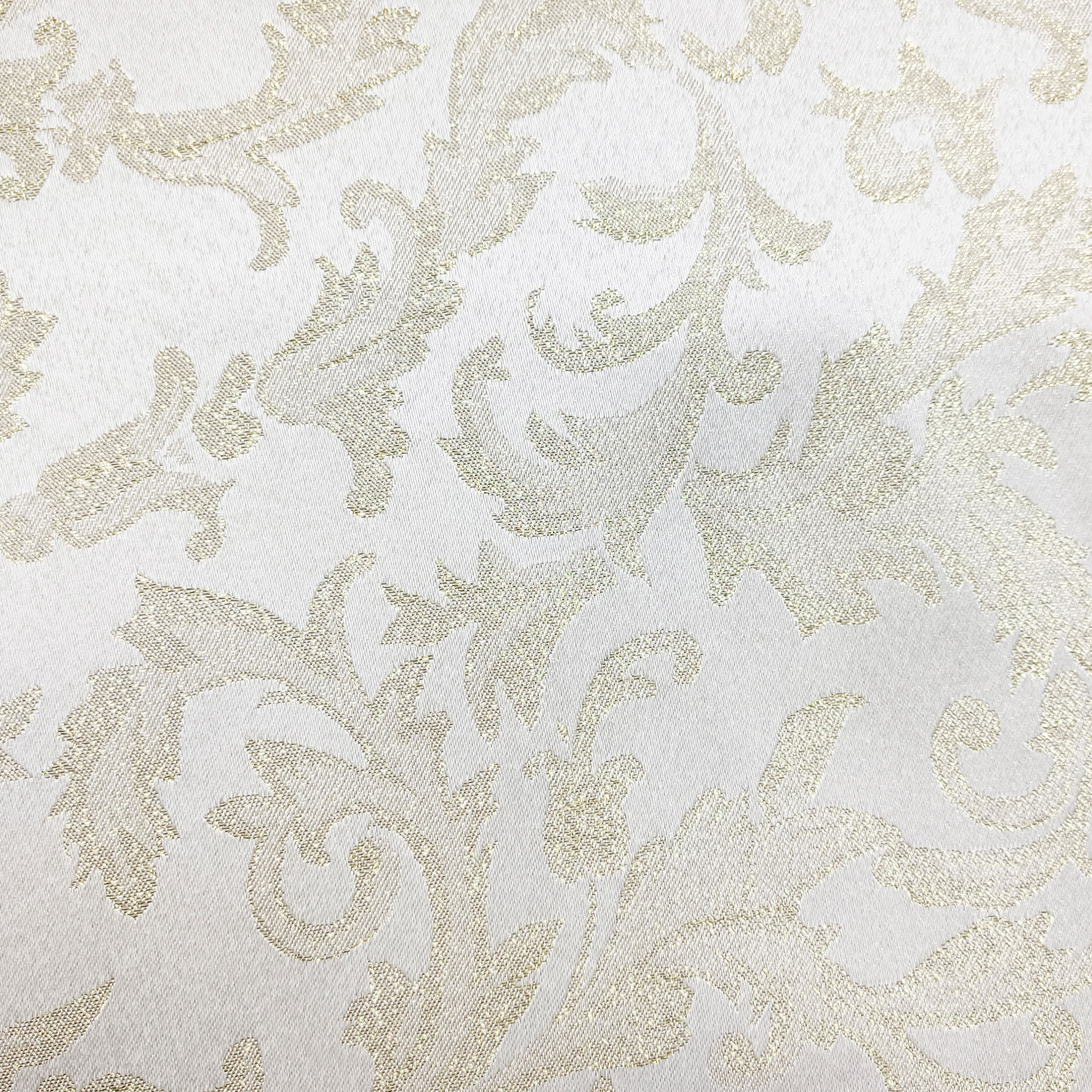 Gold Damask Fabric Image