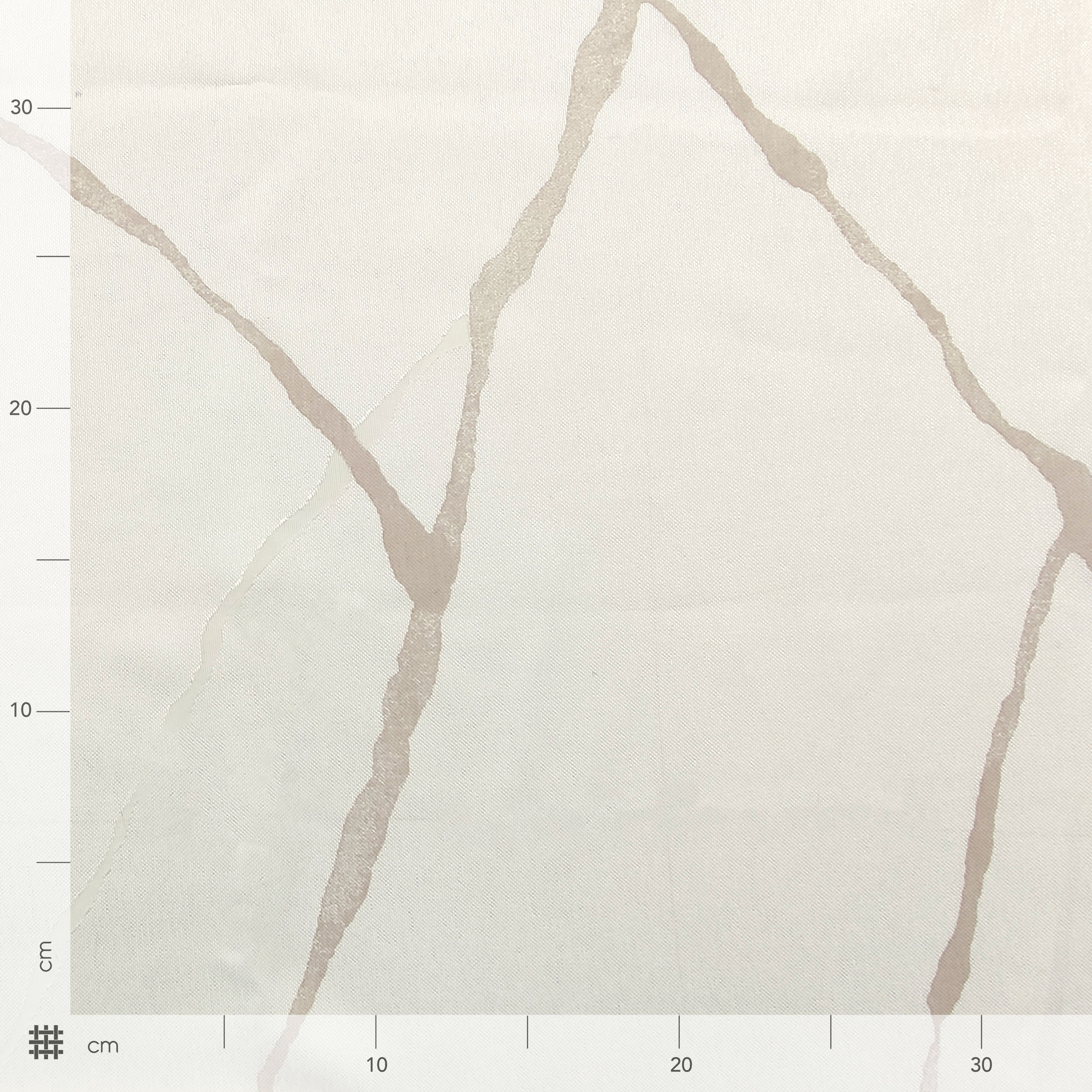 Tissu de rideau à effet marbré en viscose mélangée