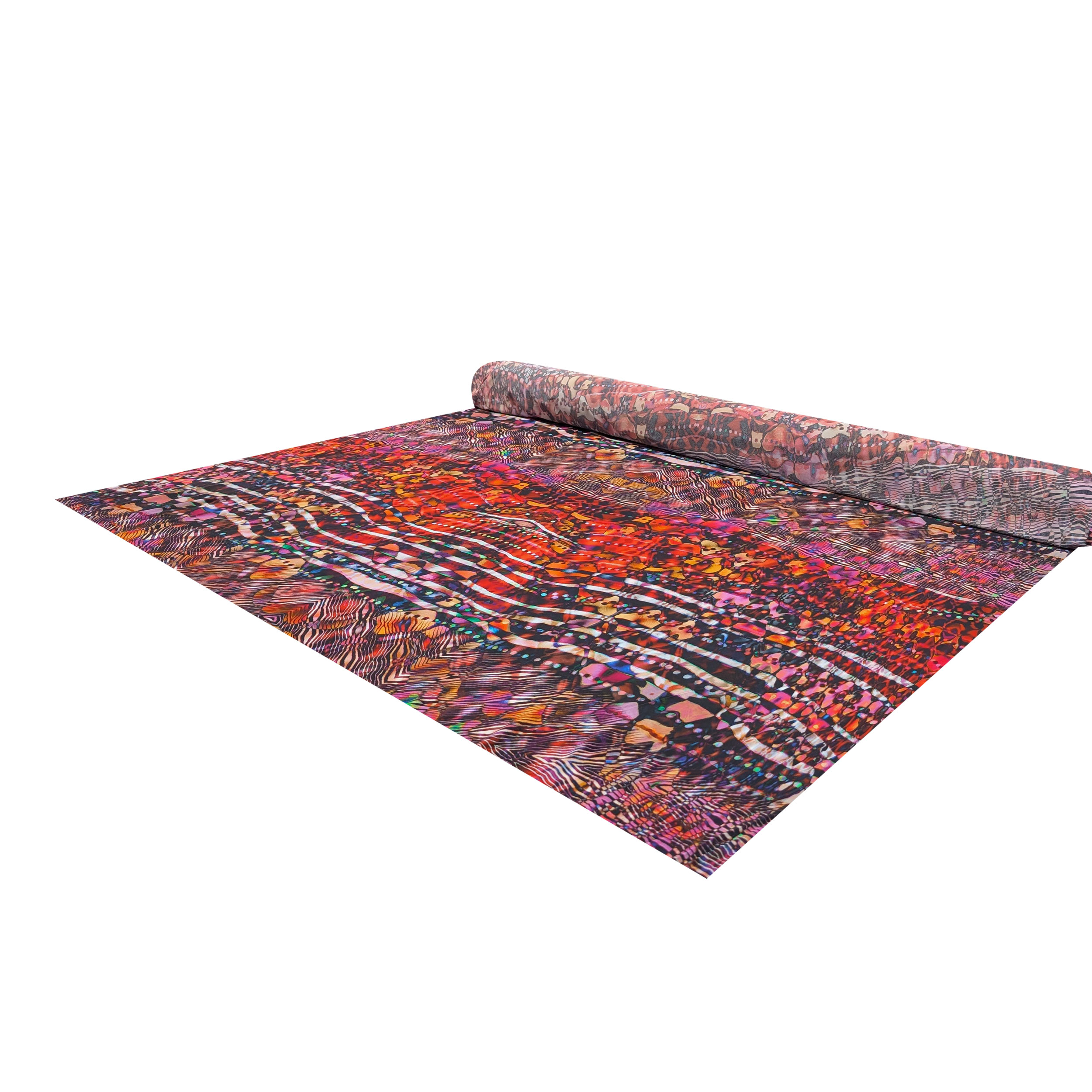 Multicoloured Abstract Fantasy Cotton Jersey Image