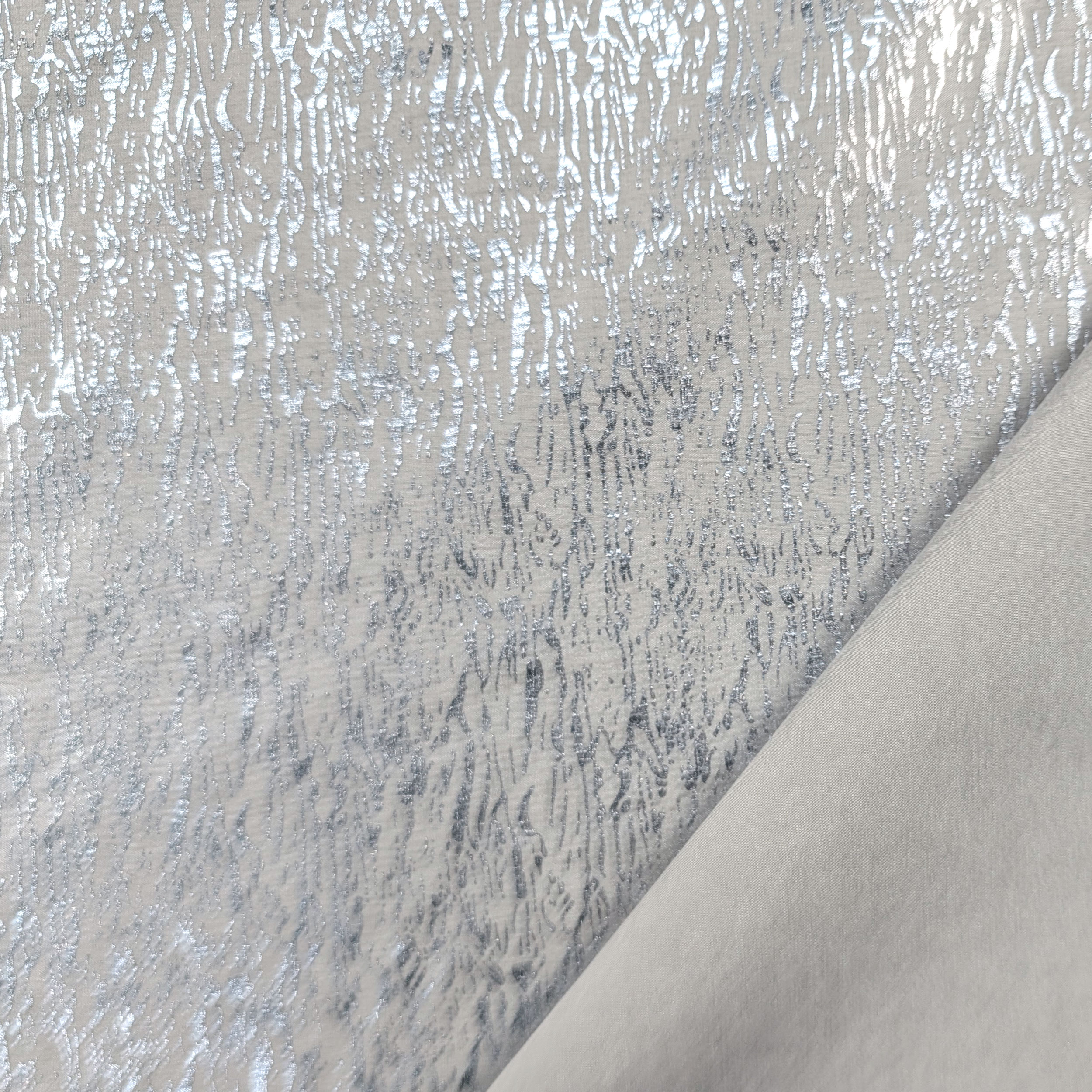 Cotton Fantasy Coated Lurex Silver Image