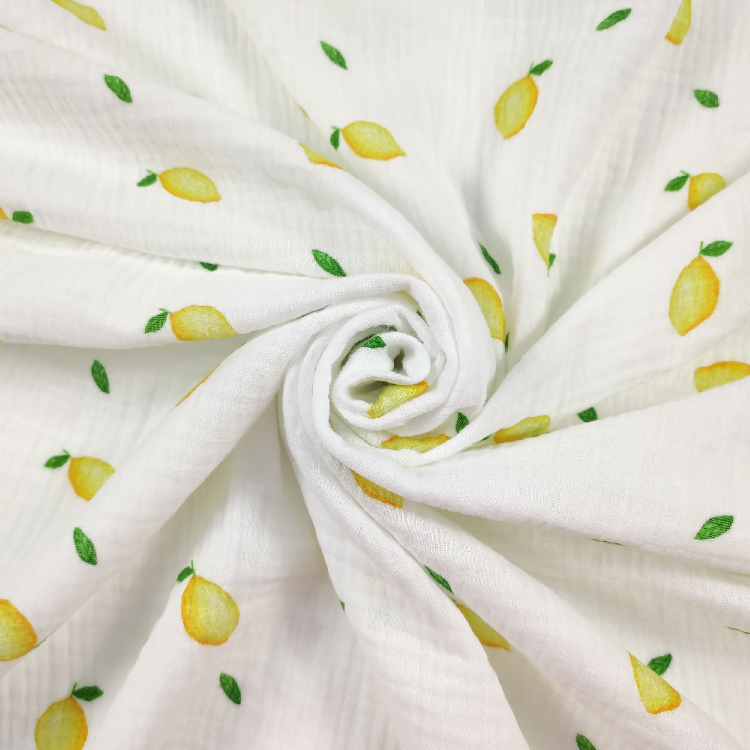 Cotton Muslin Lemons Image