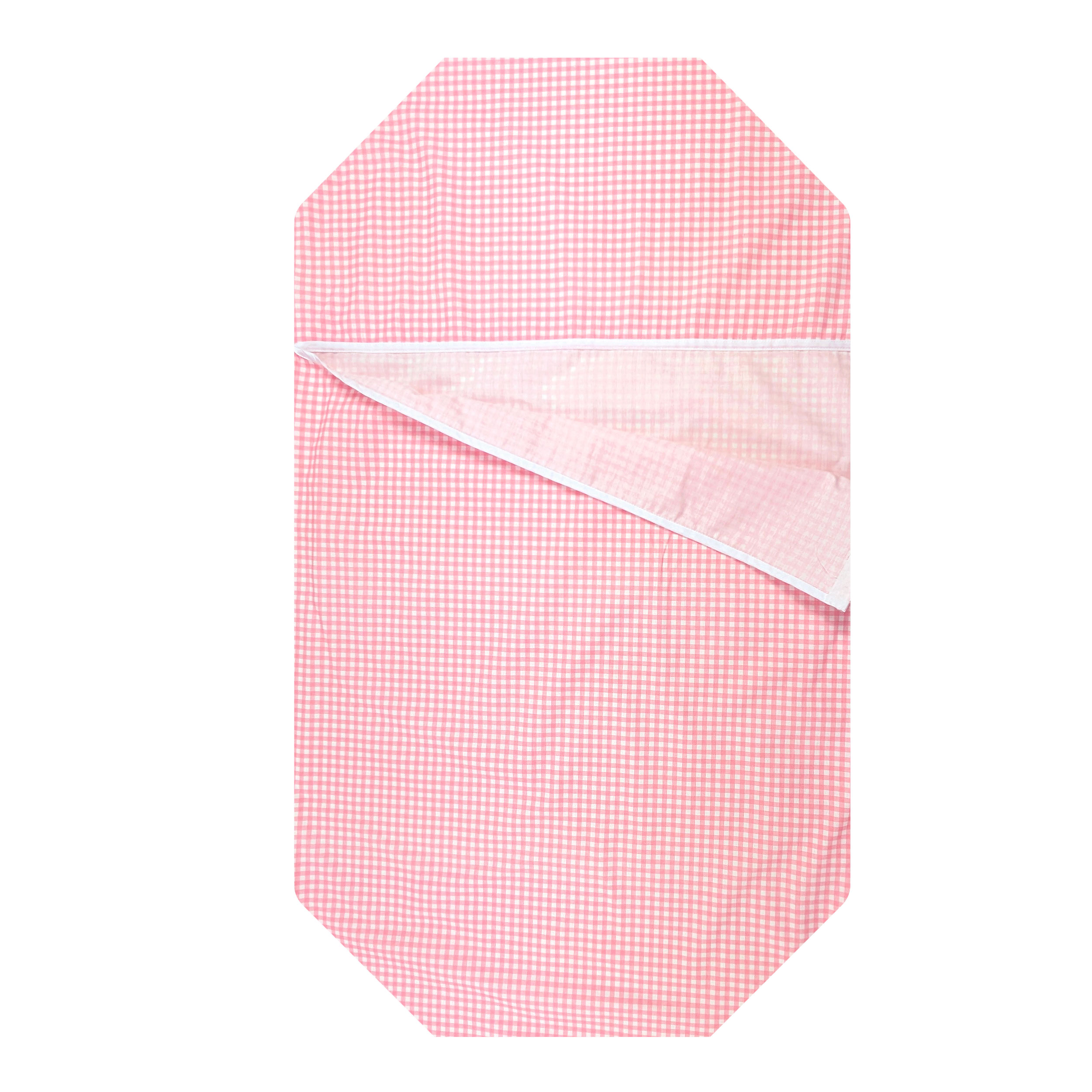 Saco de Dormir de Verano en Forma de Cuadrados Brandy Rosa Image