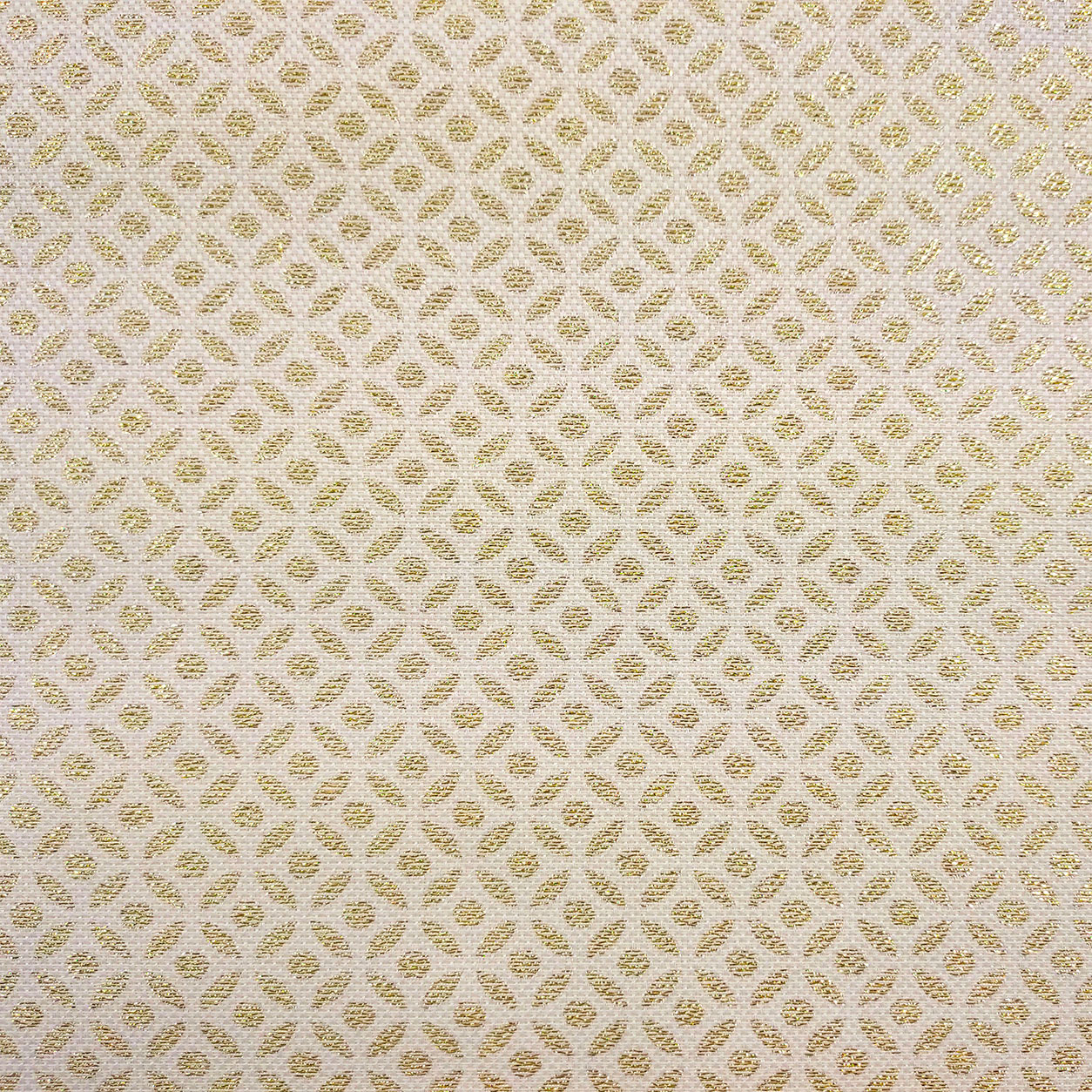 Tissu jacquard avec motif lurex doré