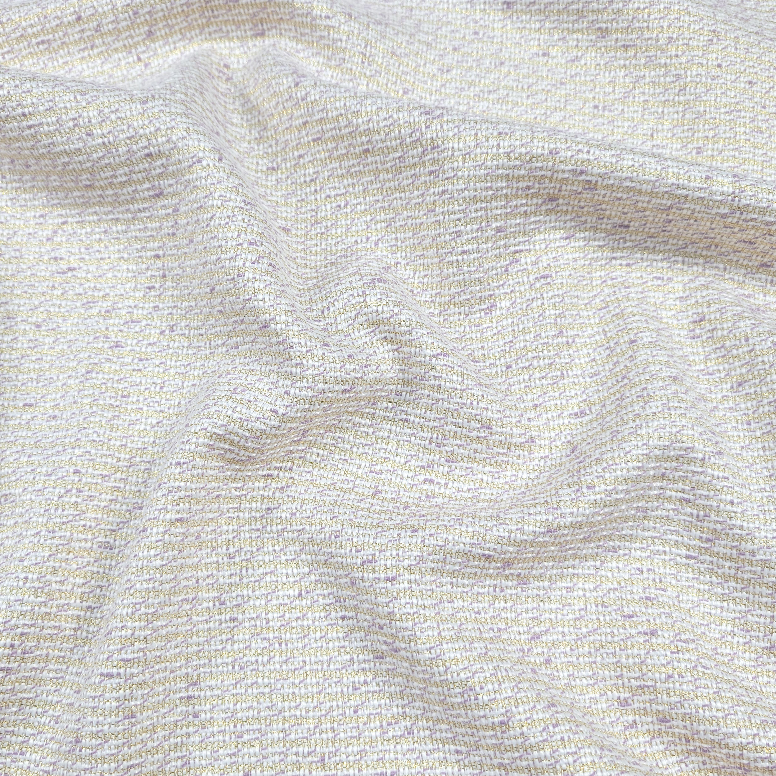 Lilac and White Lurex Tweed Image