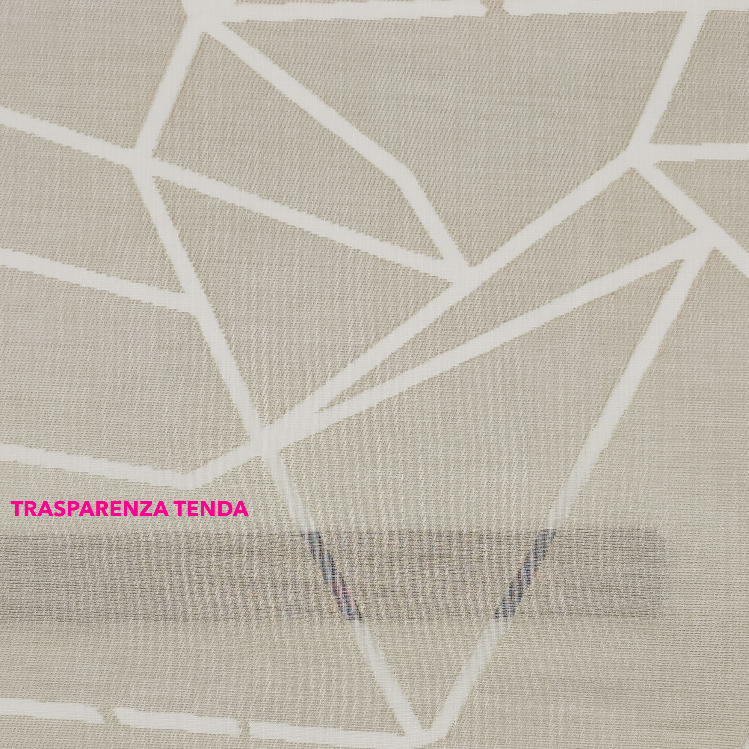 Vorhangstoff Geometric Lines Devorè Taubengrau