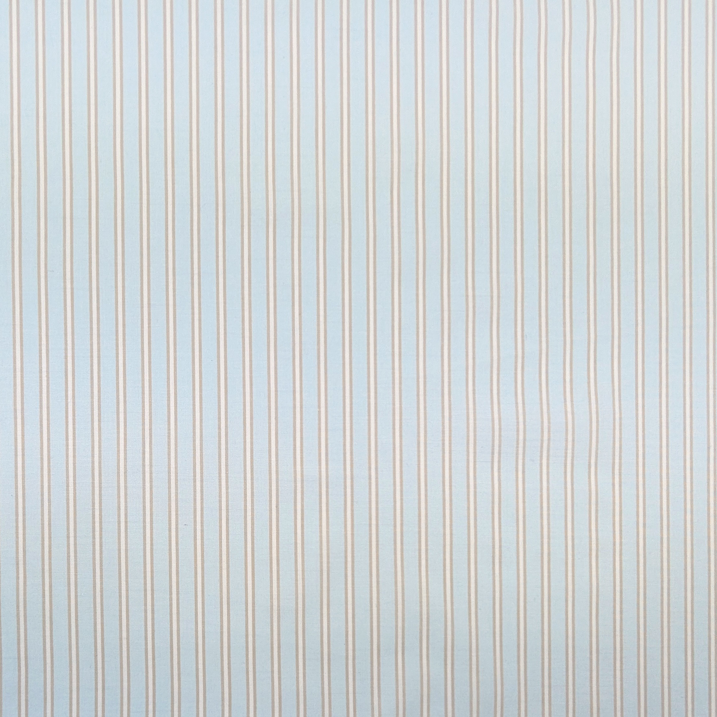 Light Blue Stretch Cotton for Shirts with Stripes Image