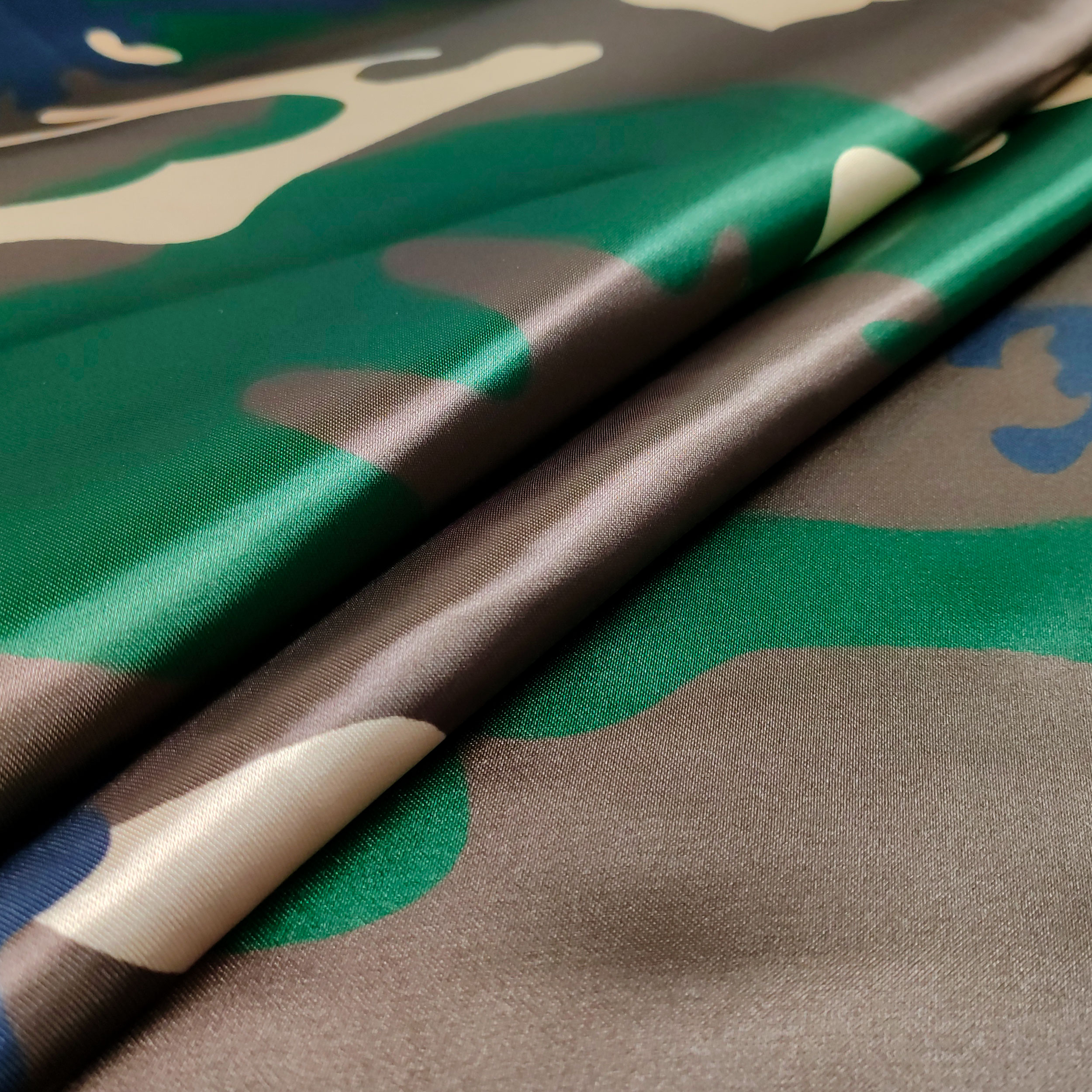 Army Camouflage Satin