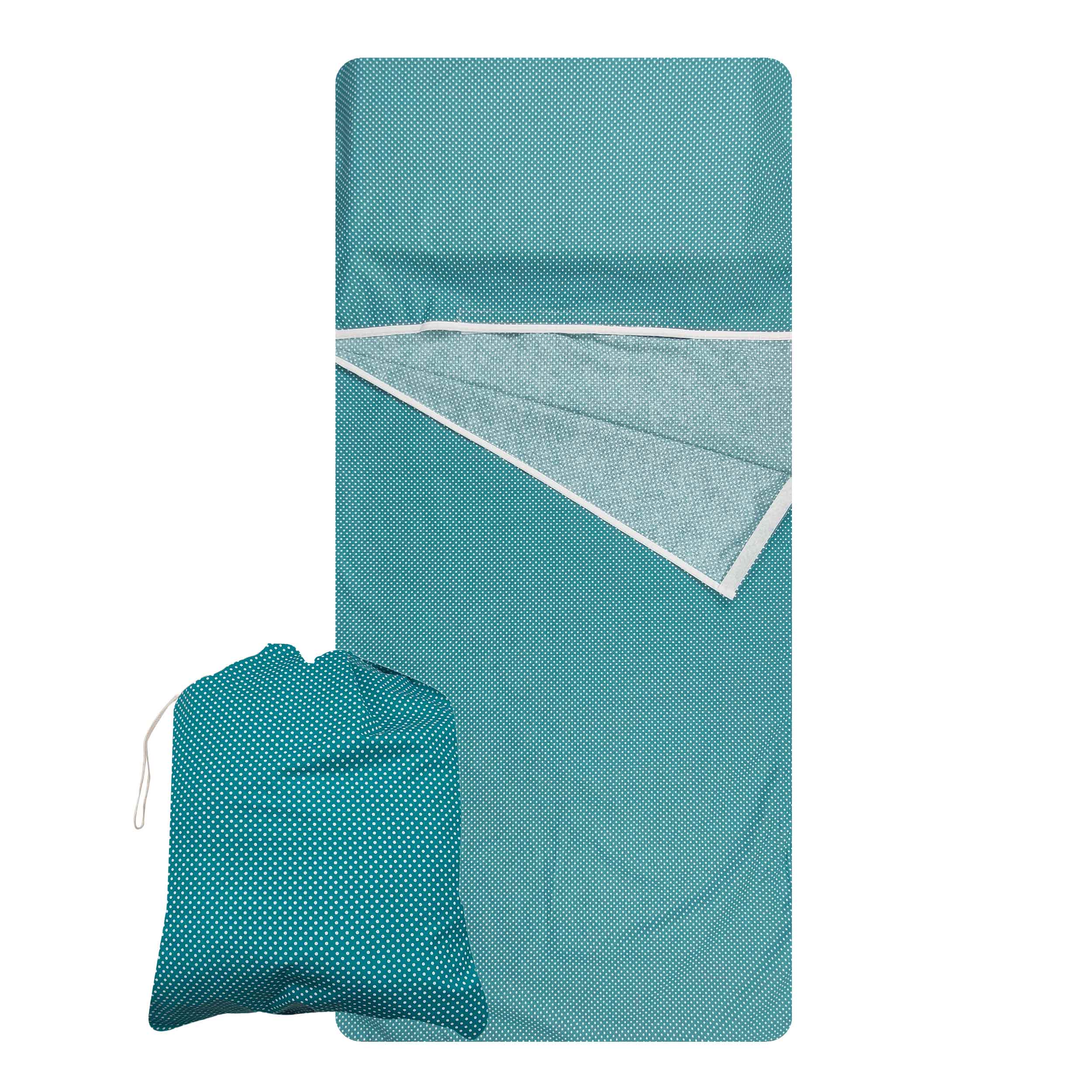 Sac de couchage d'été Turquoise à pois Image