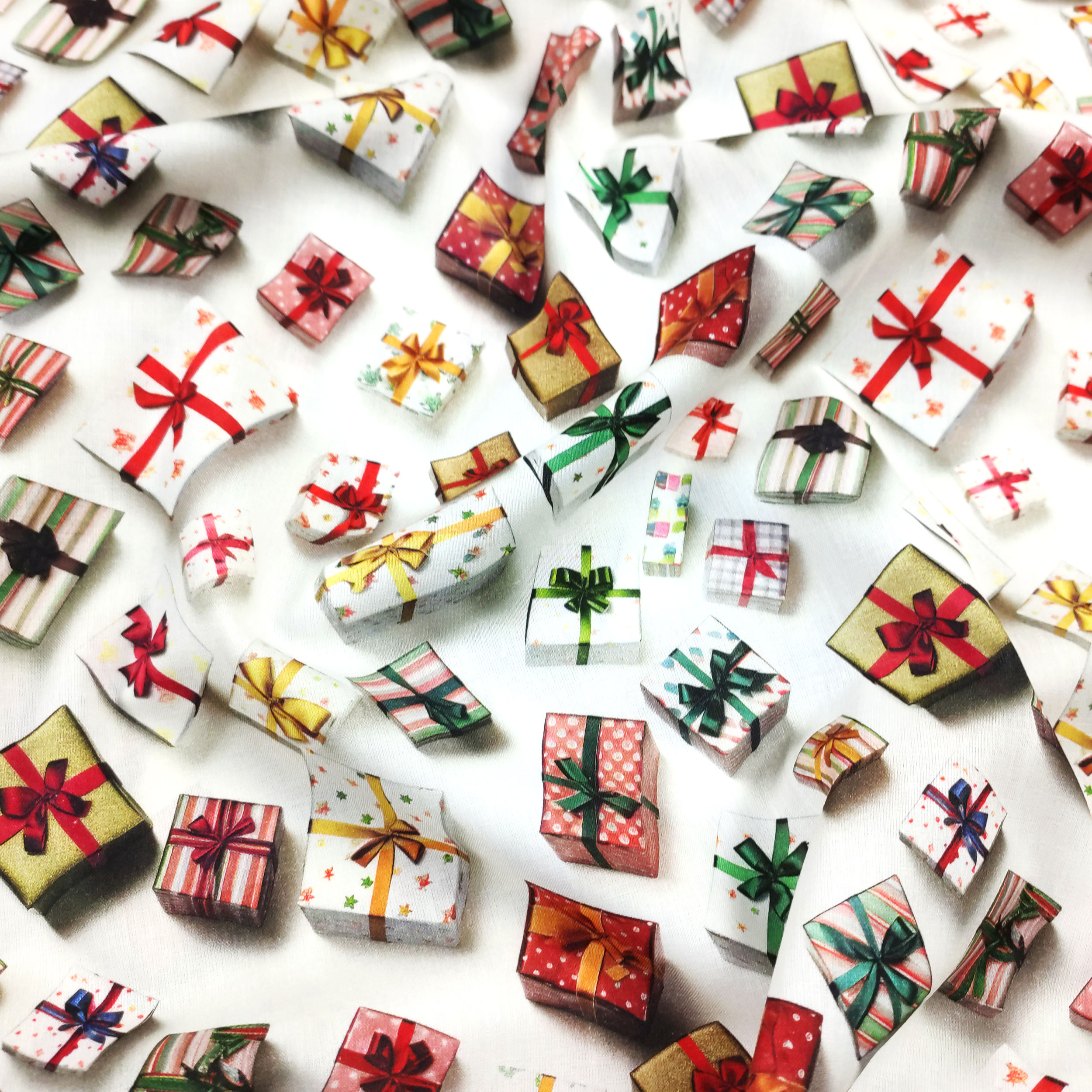 Cadeaux de Noël en tissu de coton