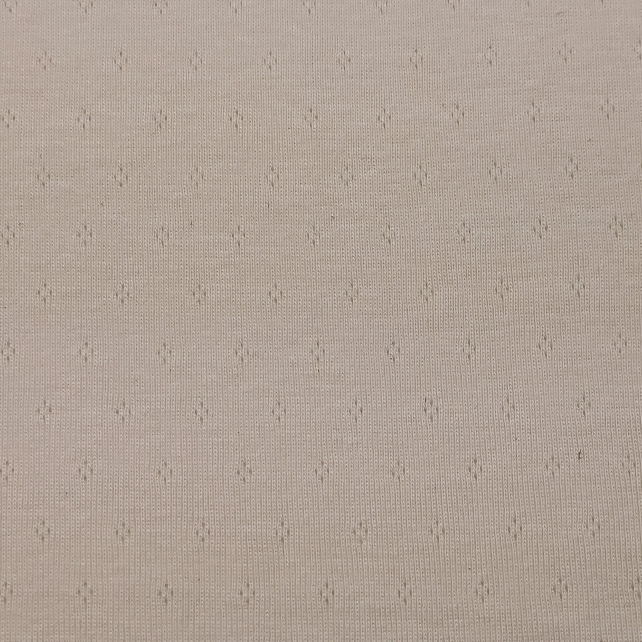 Recorte de flores de algodón perforado sobre fondo marfil 70x150 cm Image