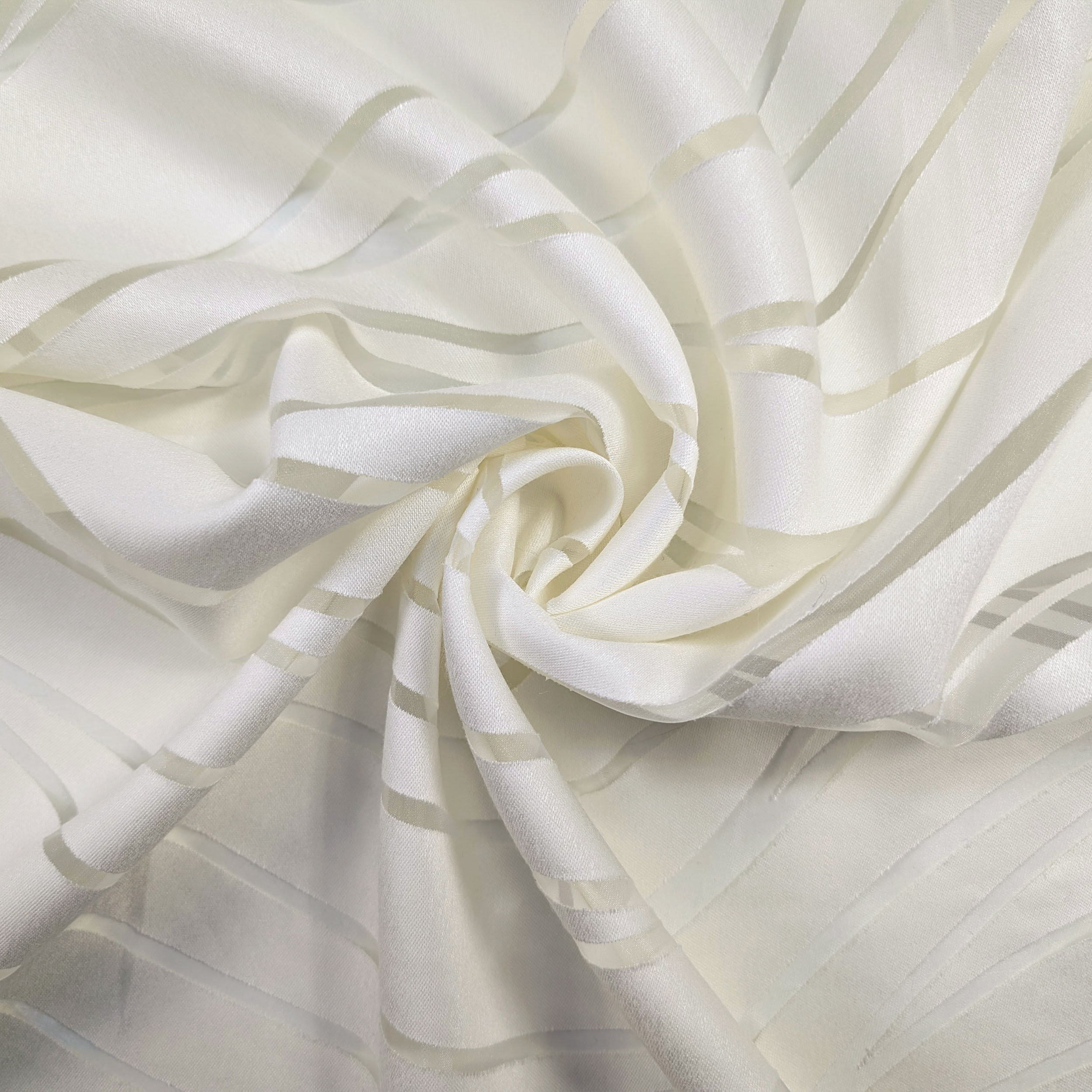 Devorè Curtain Fabric Soft Waves Cream Image
