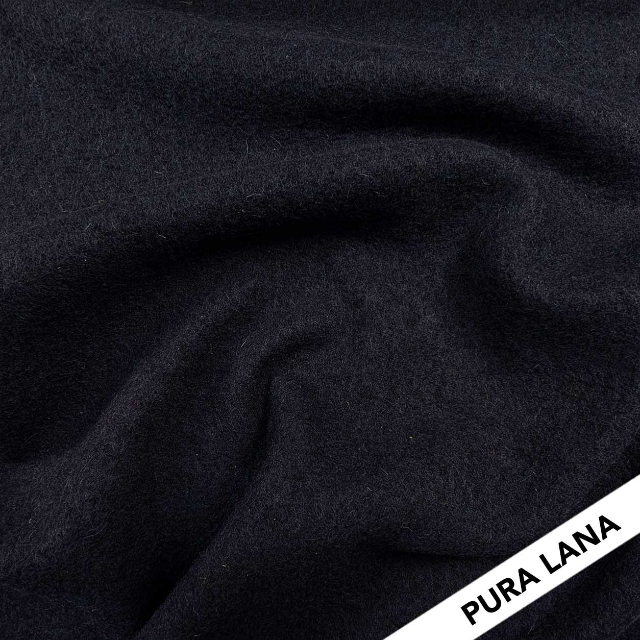 Boiled Wool Loden Navy Blue Image
