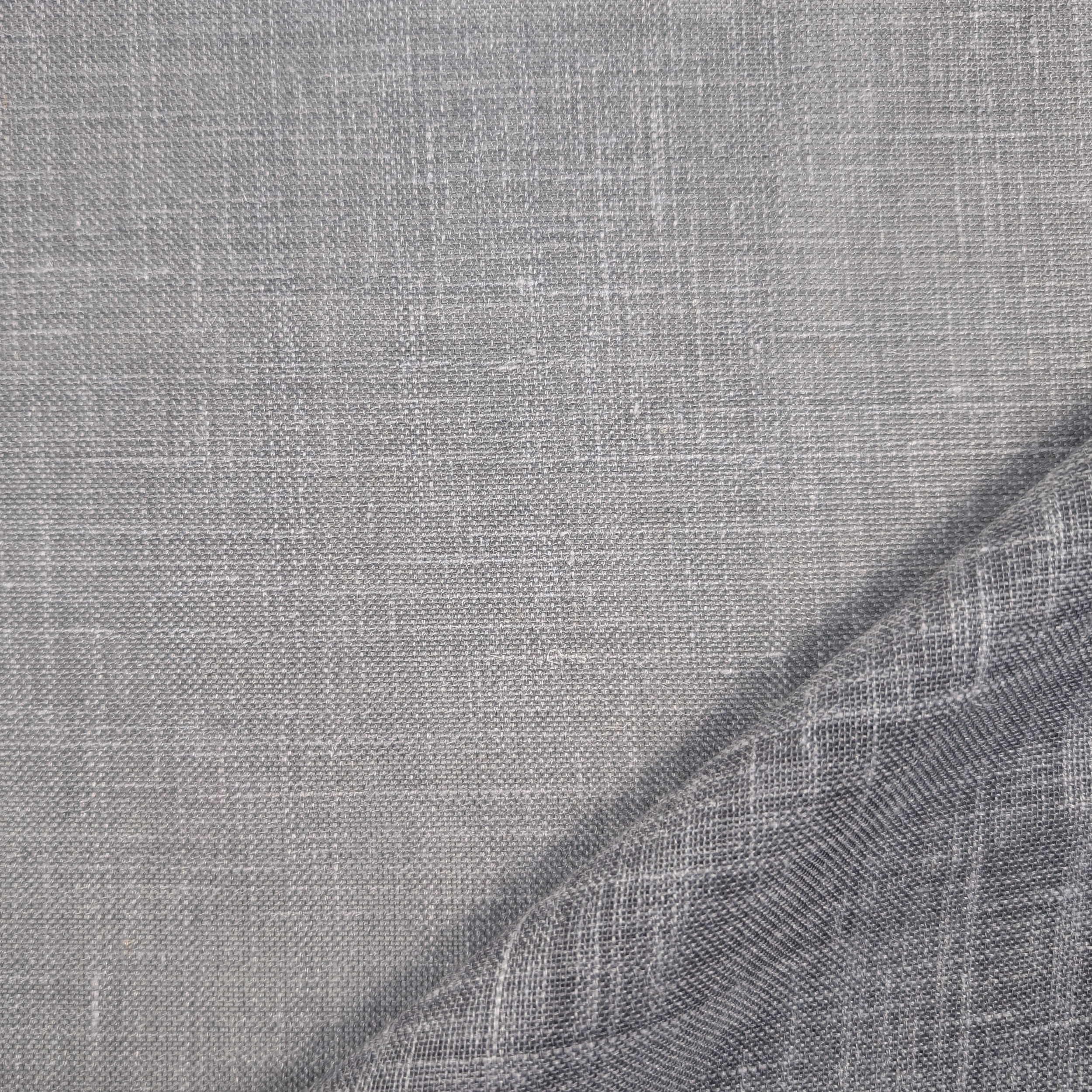 Mixed Linen Fabric Melange Grey Image