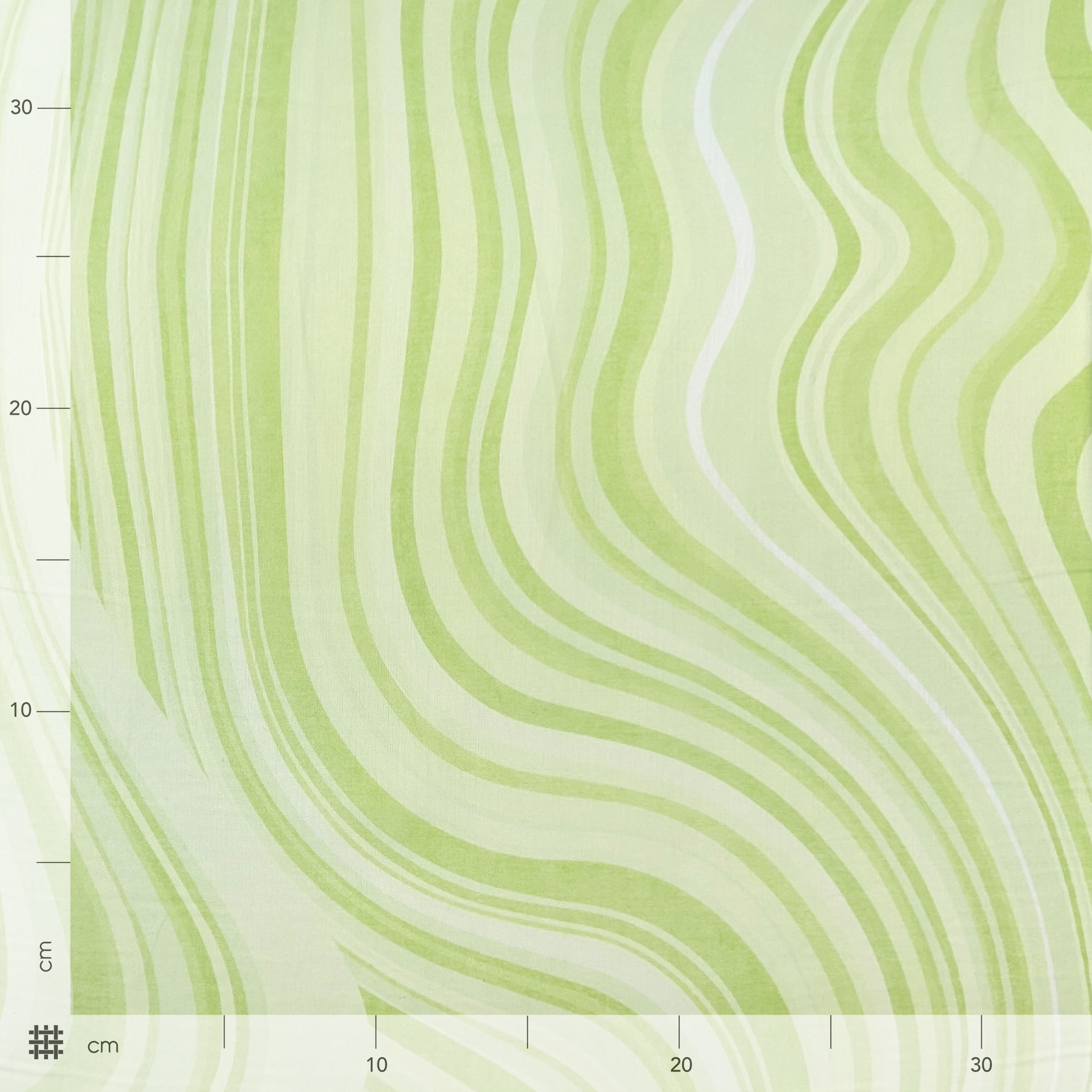 Optical Green Cotton Muslin Image