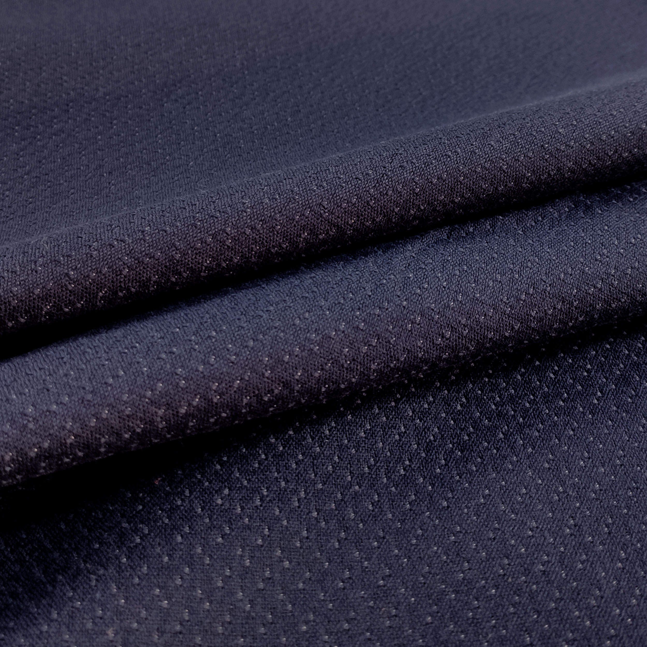 Collerette bleue en pur coton uni Image
