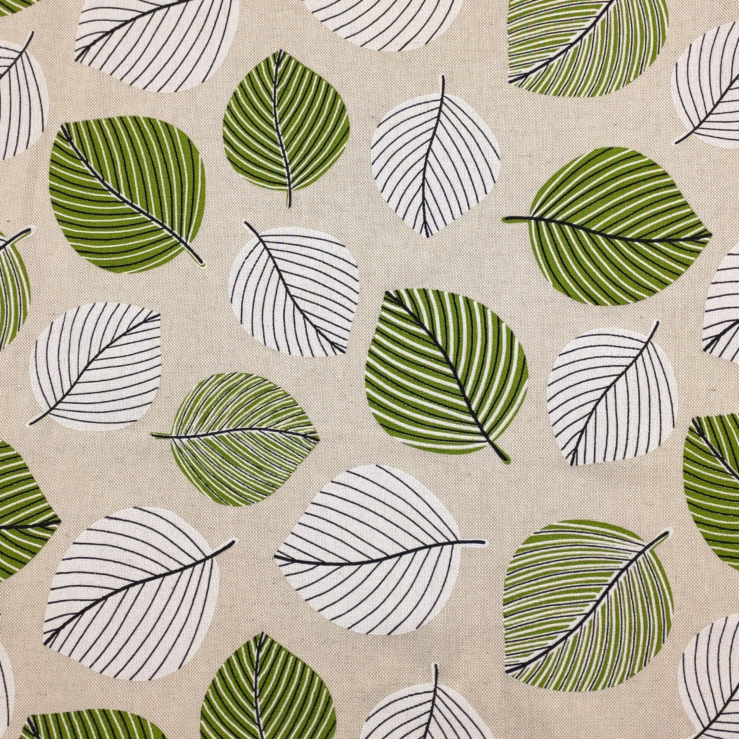 Panama Green and White Leaves