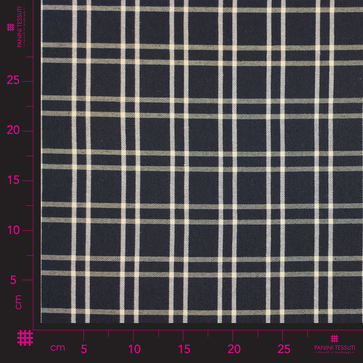 Tartan-Stoffreste Streifen Hintergrund Blau