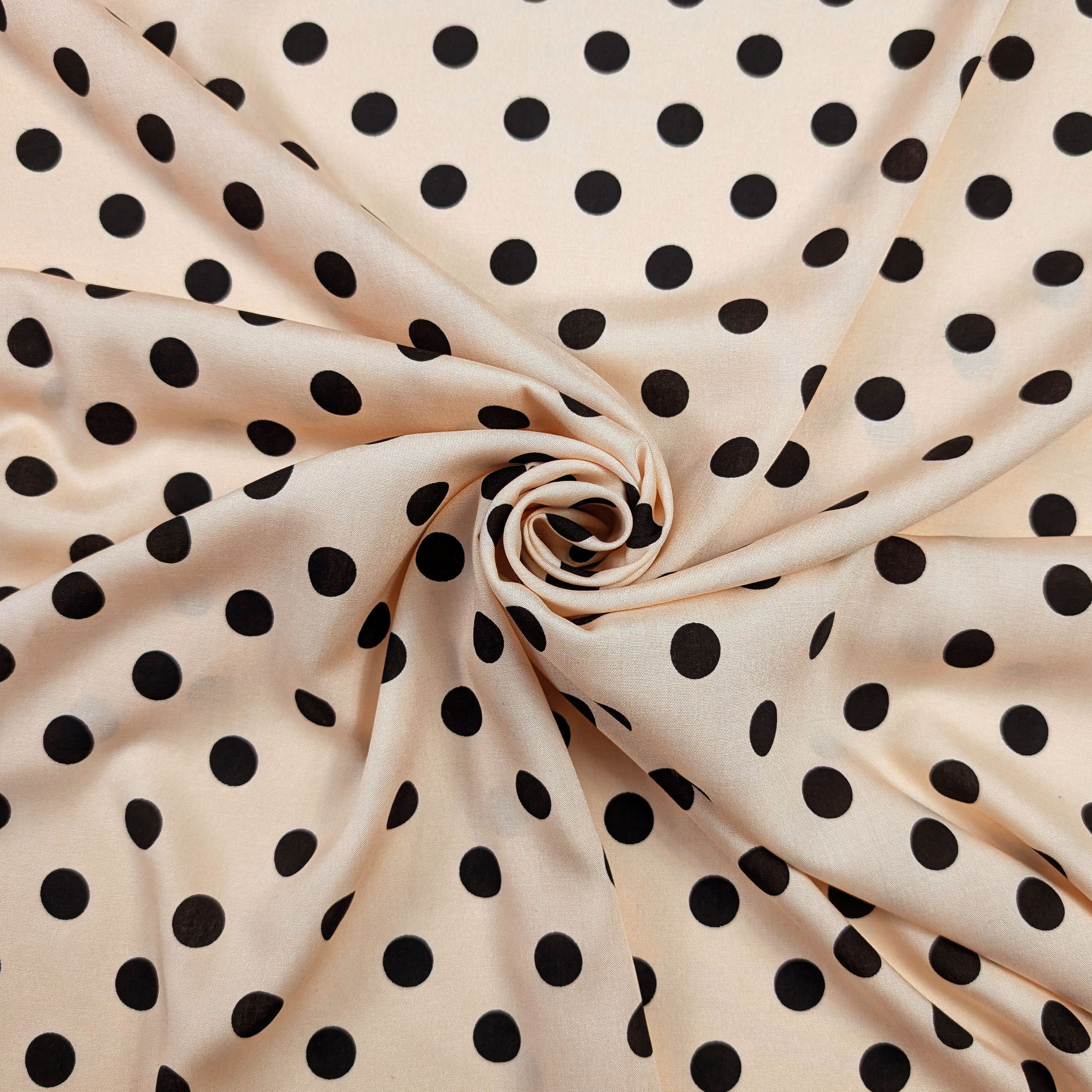 Viscose Black Polka Dots Powder Background Image
