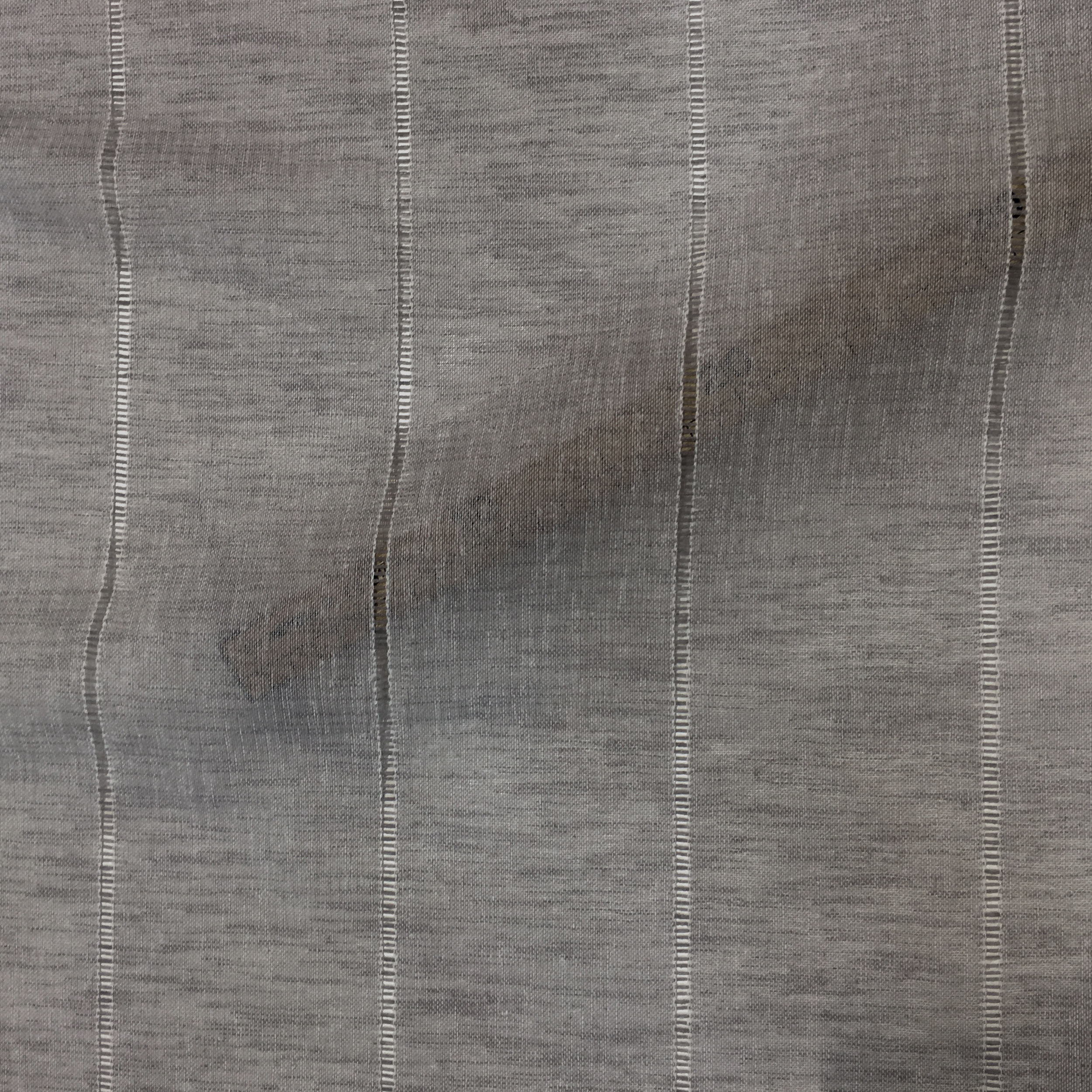 Rideau en tissu Ajour - gris perle