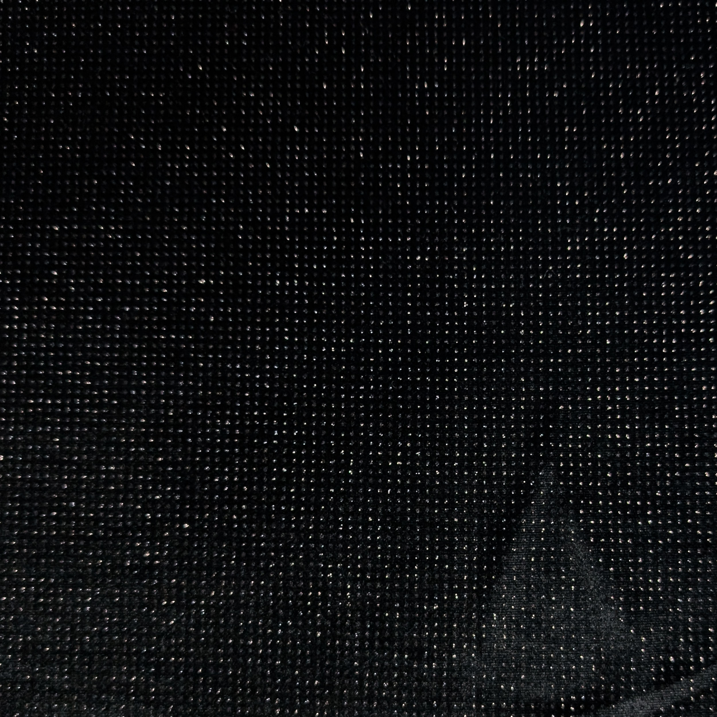 Black Velveteen with Silver Rhinestones Image