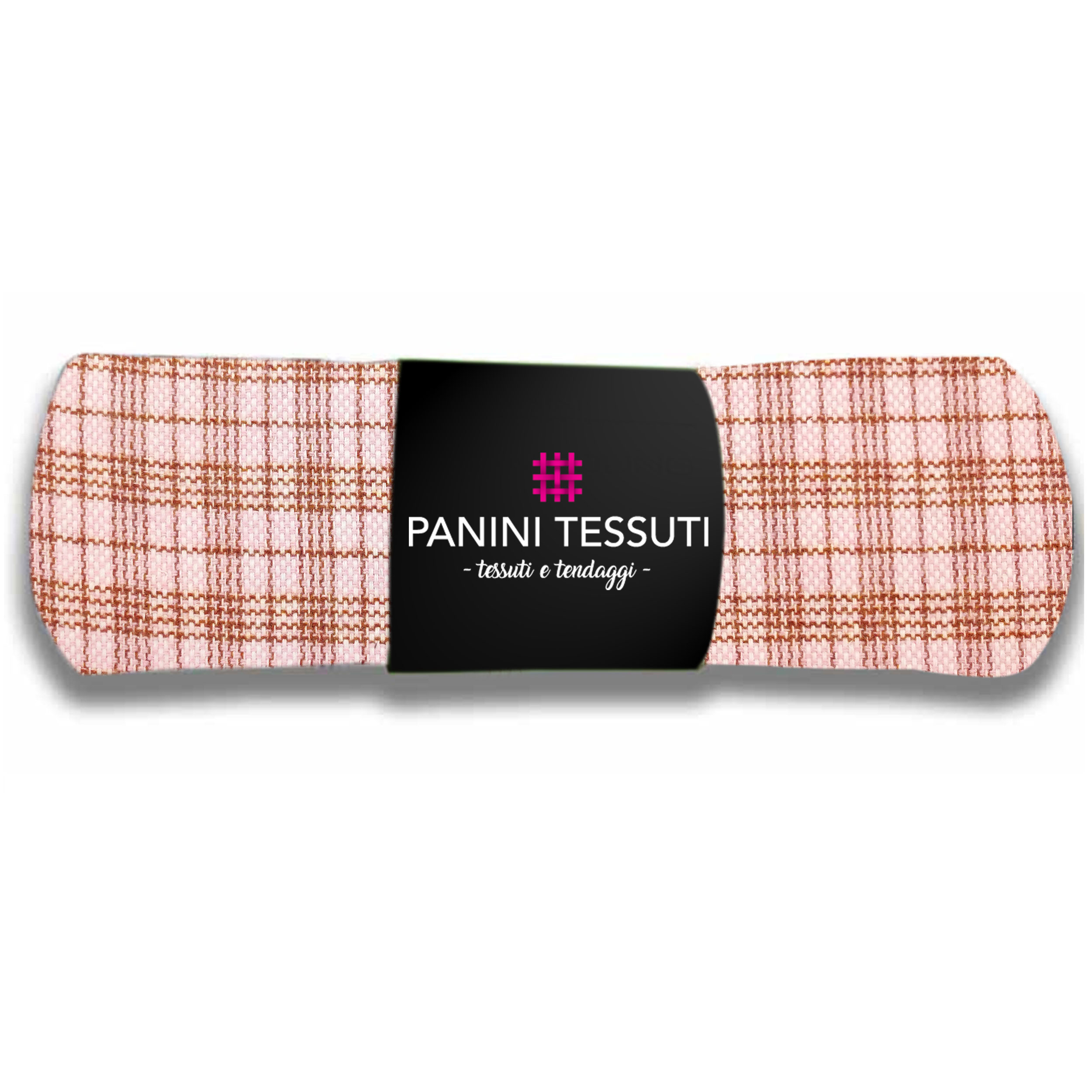 Tampon écossais rose et marron Image
