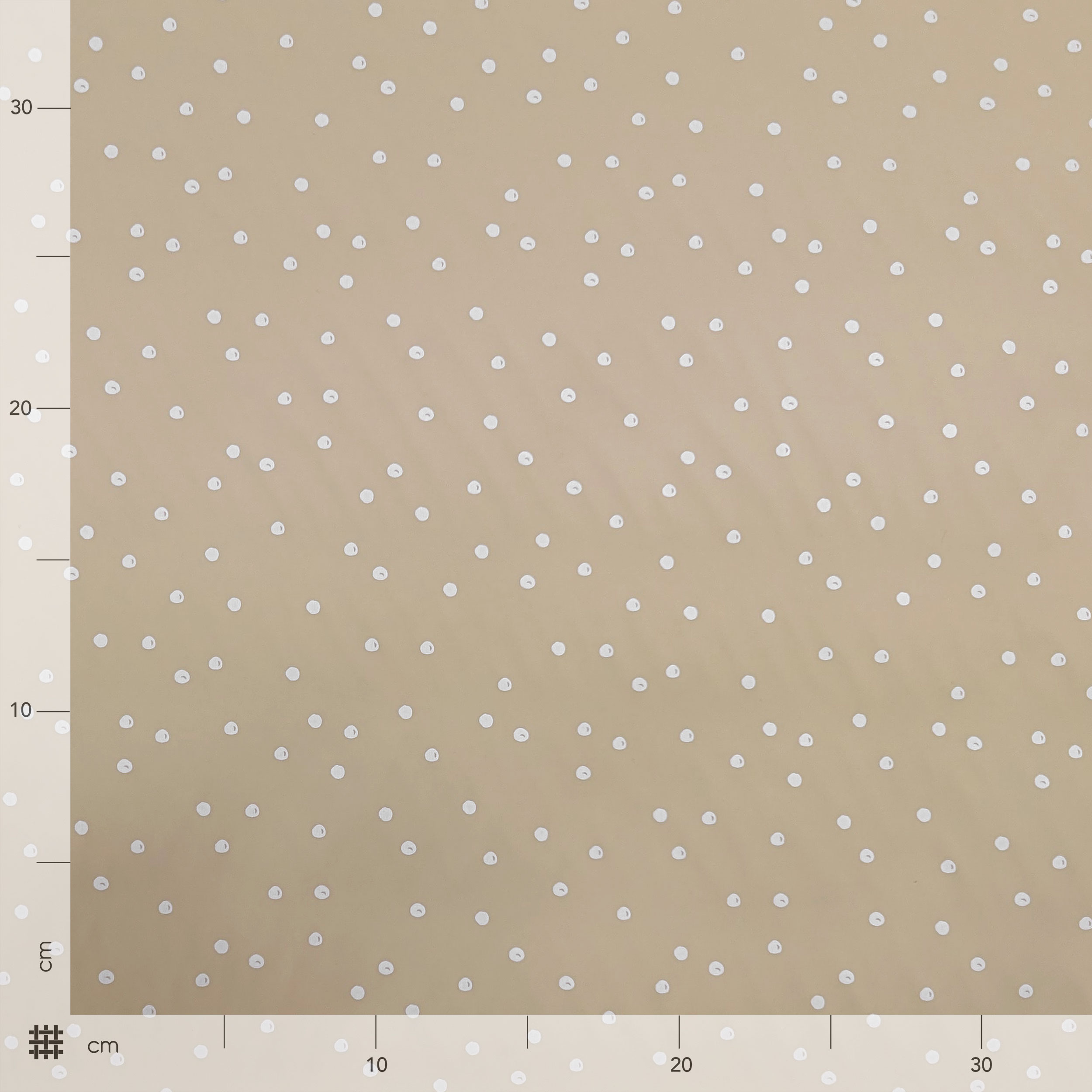 Mackintosh White Polka Dots Beige Background Image