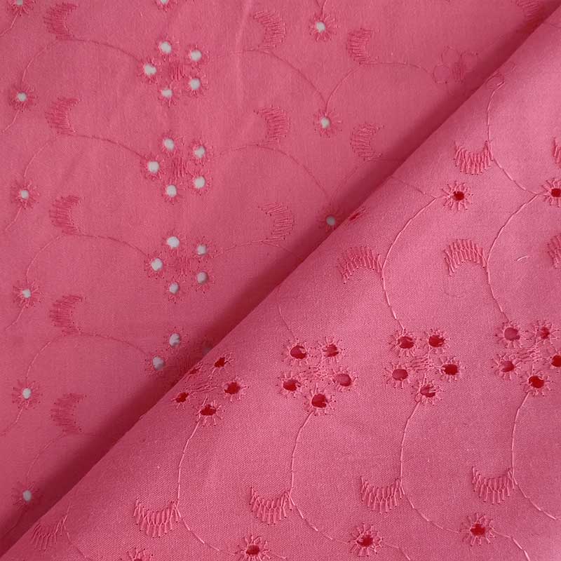 Tessuto Sangallo Tinta Unita Fantasia Sole Luna Fiori 