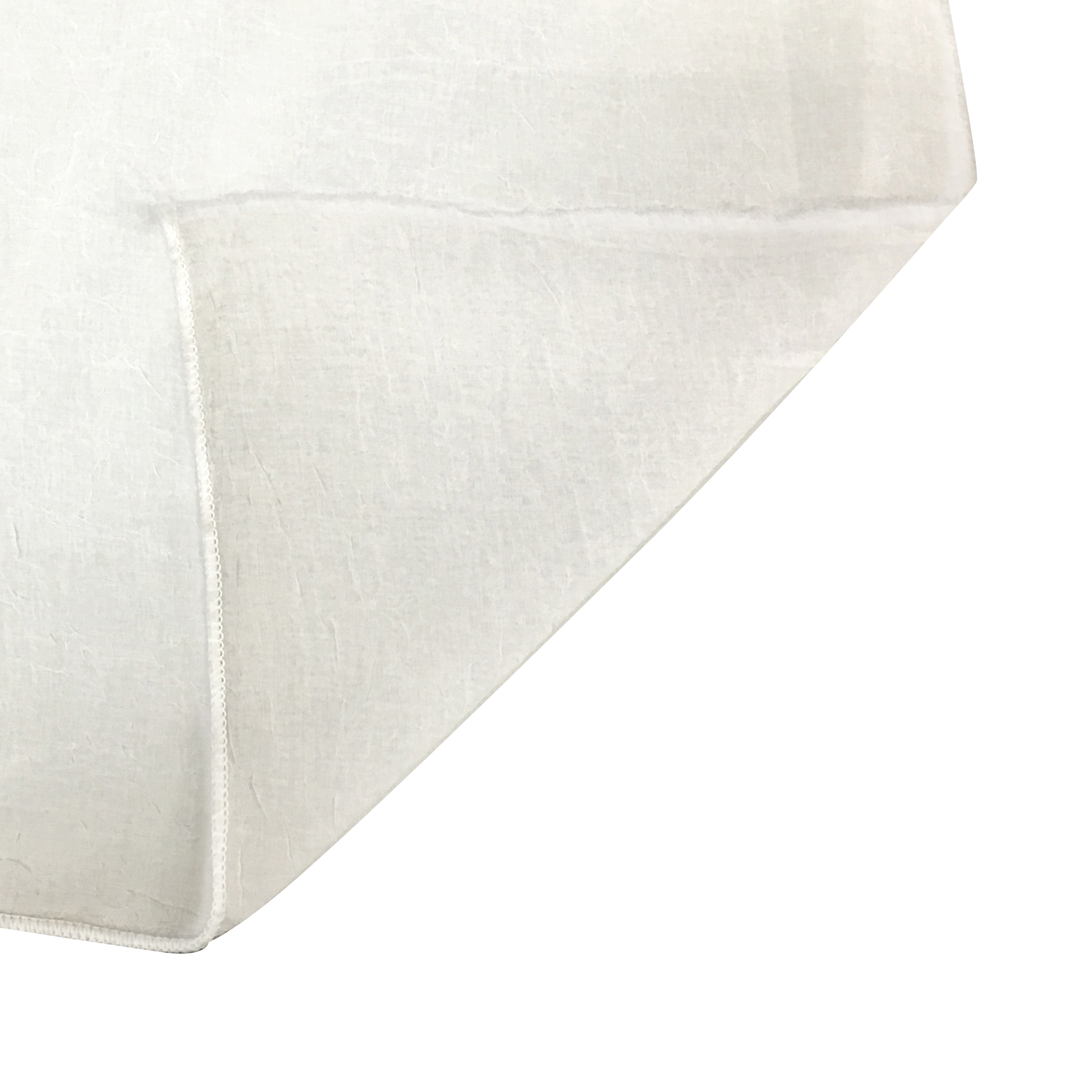 Tissu de rideau en gaze froissée - blanc