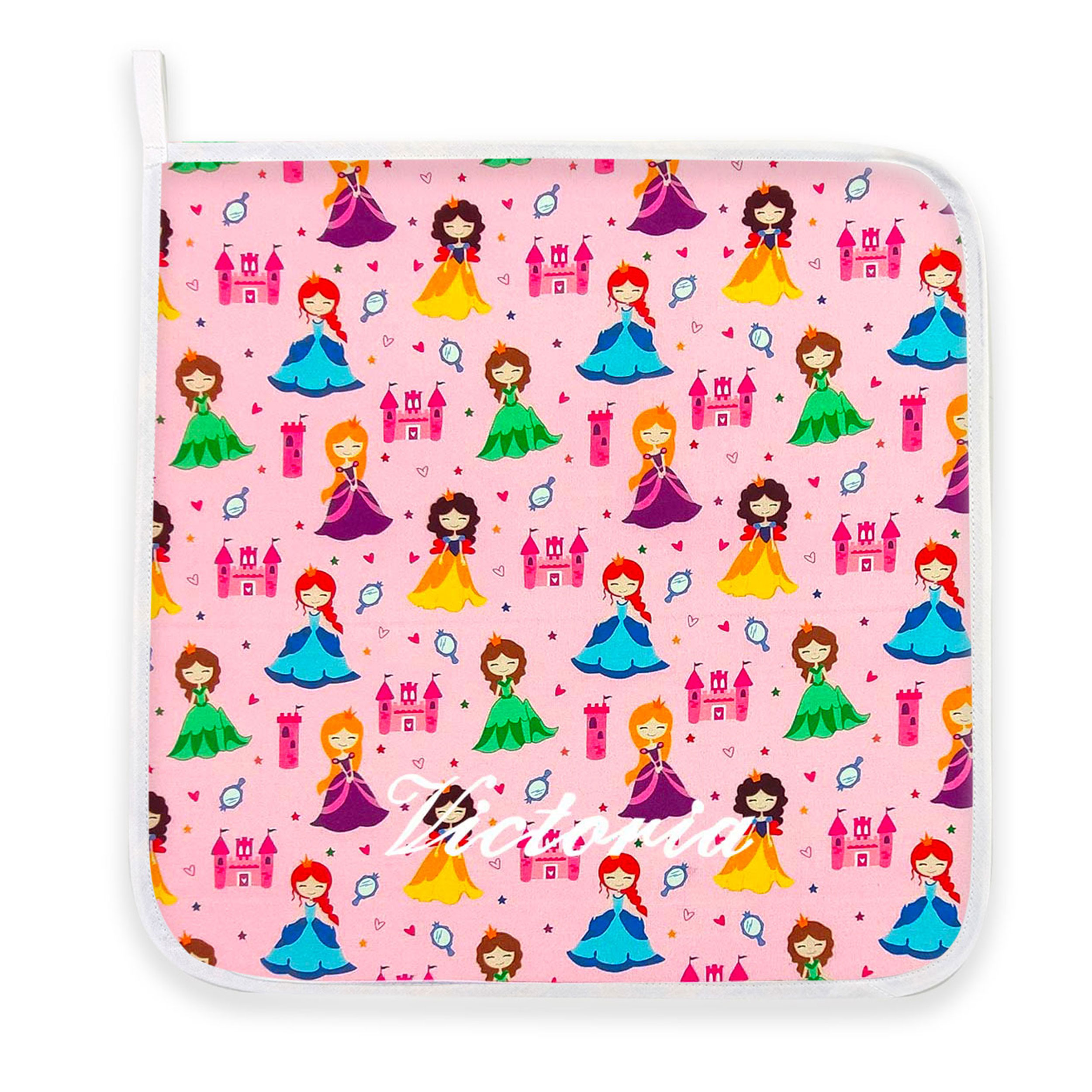 Napkin Princesses Pink Background Image