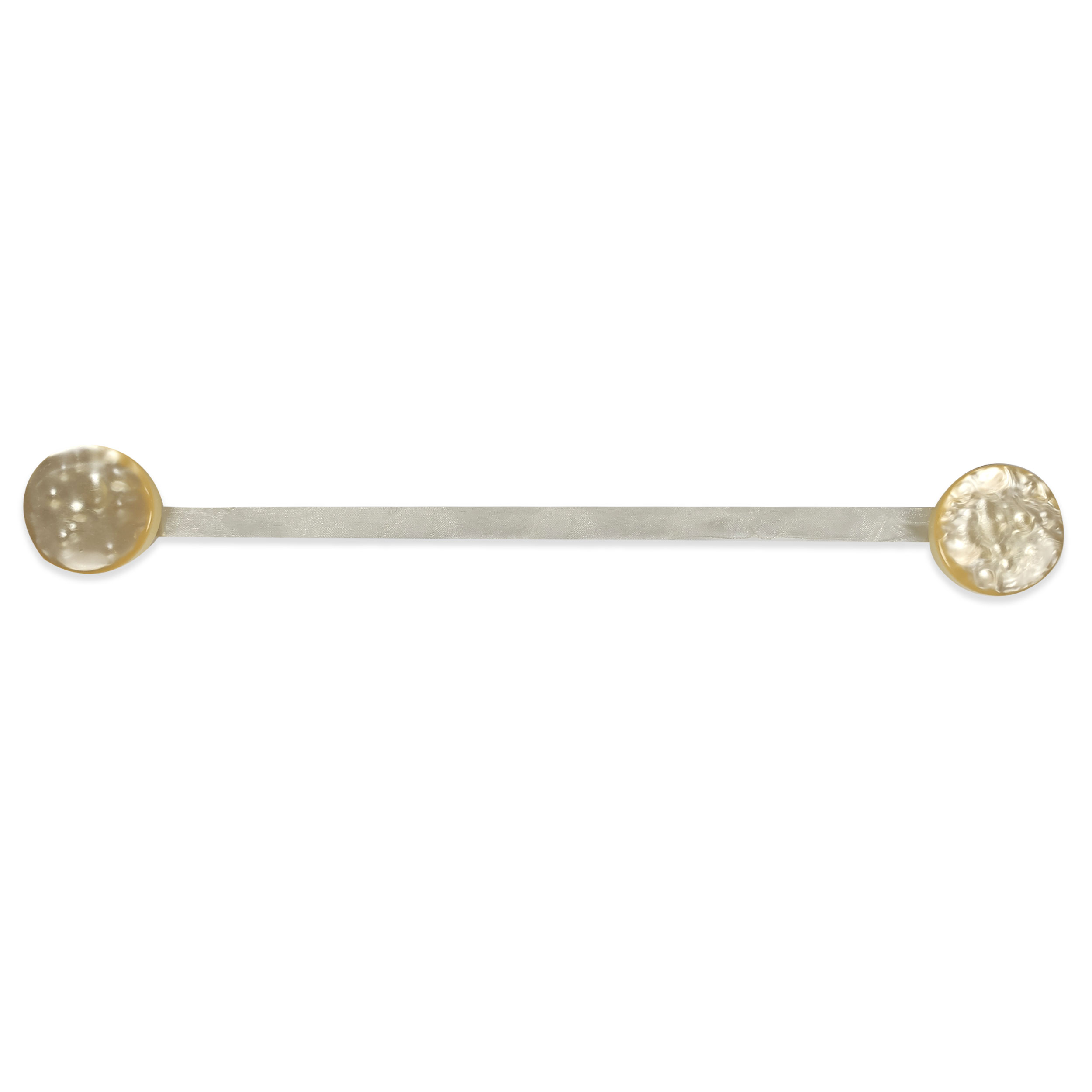 Button Curtain Magnet - Ivory Image