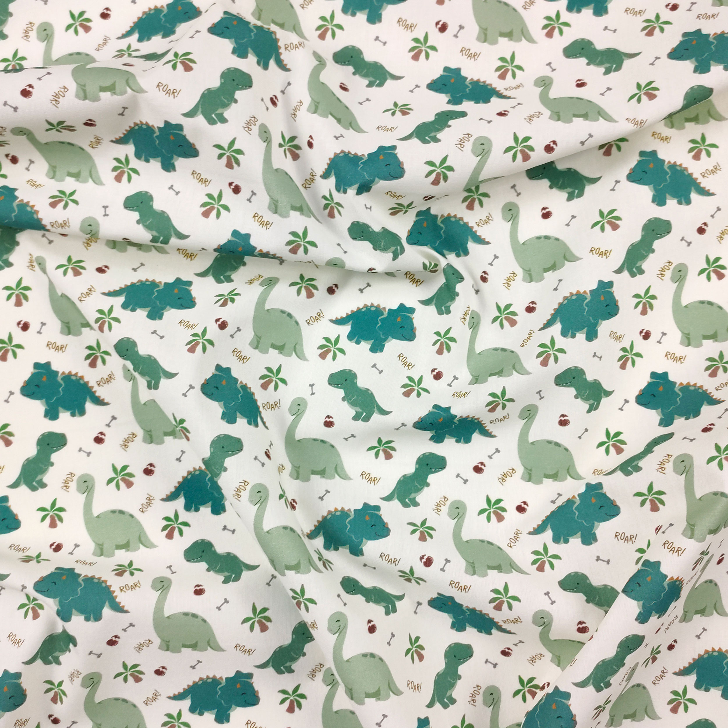 Tissu en coton Dinosaures Petit