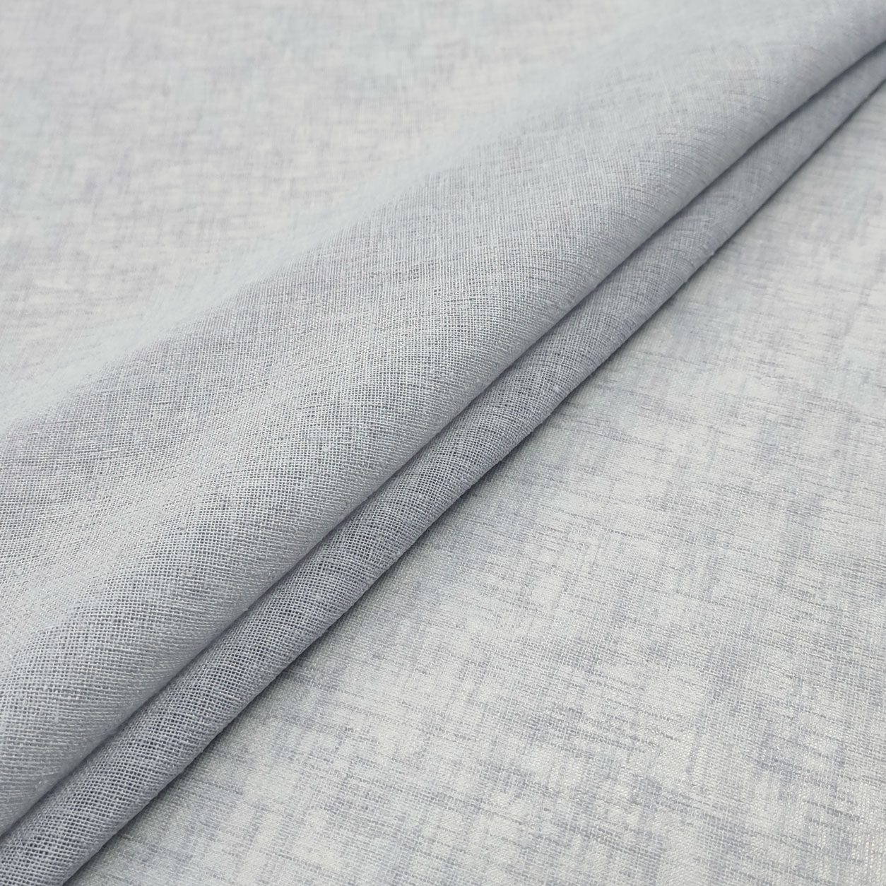 Tissu de rideau en faux lin couleur unie 2