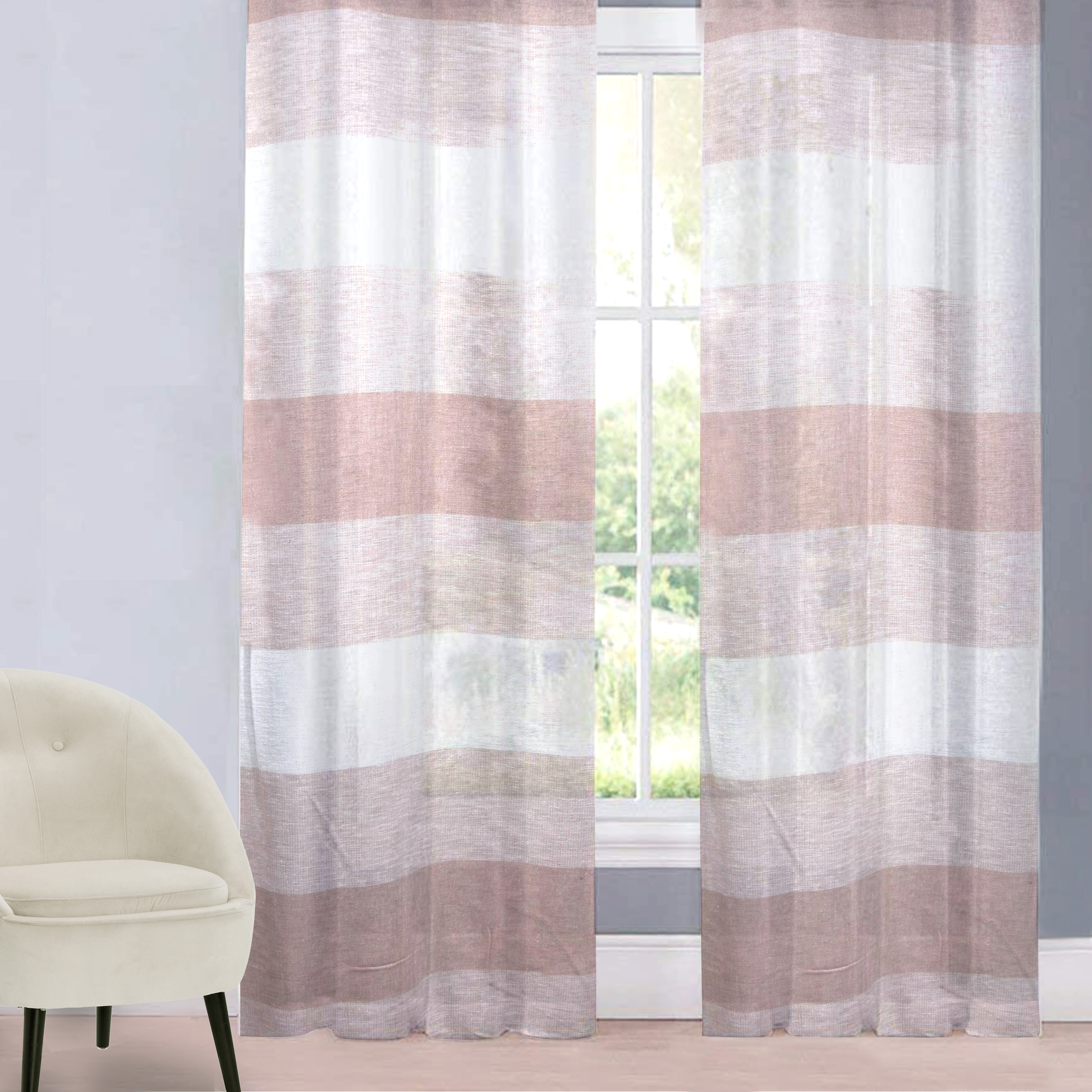 Tessuto Tenda Righe Lucy Image