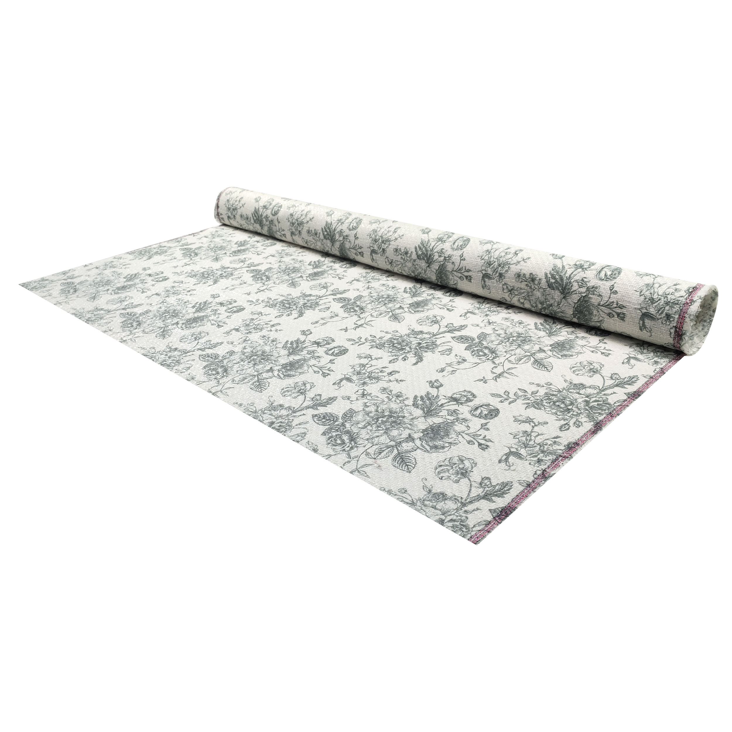 Tissu tweed lamé floral Avio