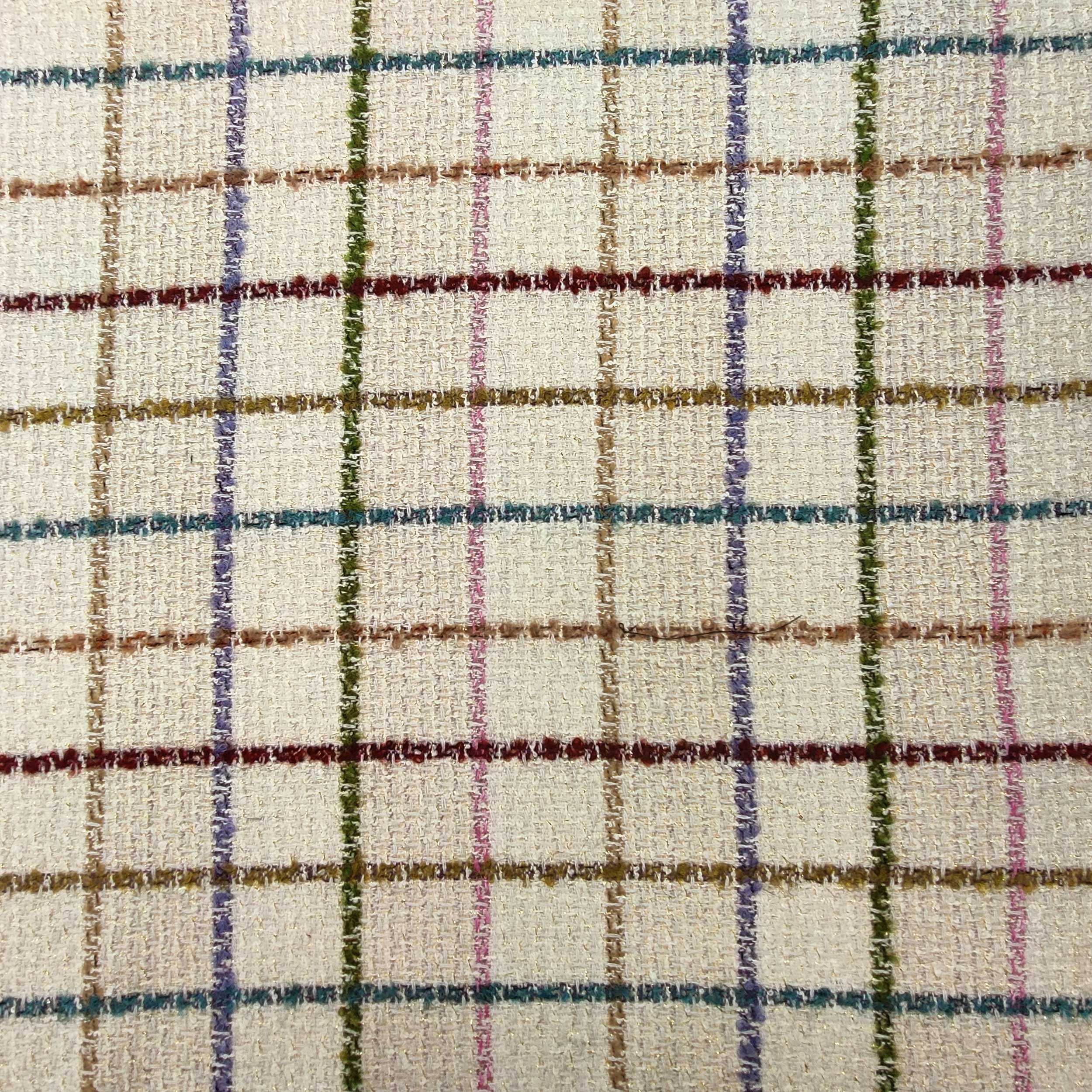 Tissu de laine cachemire tweed haute couture Image