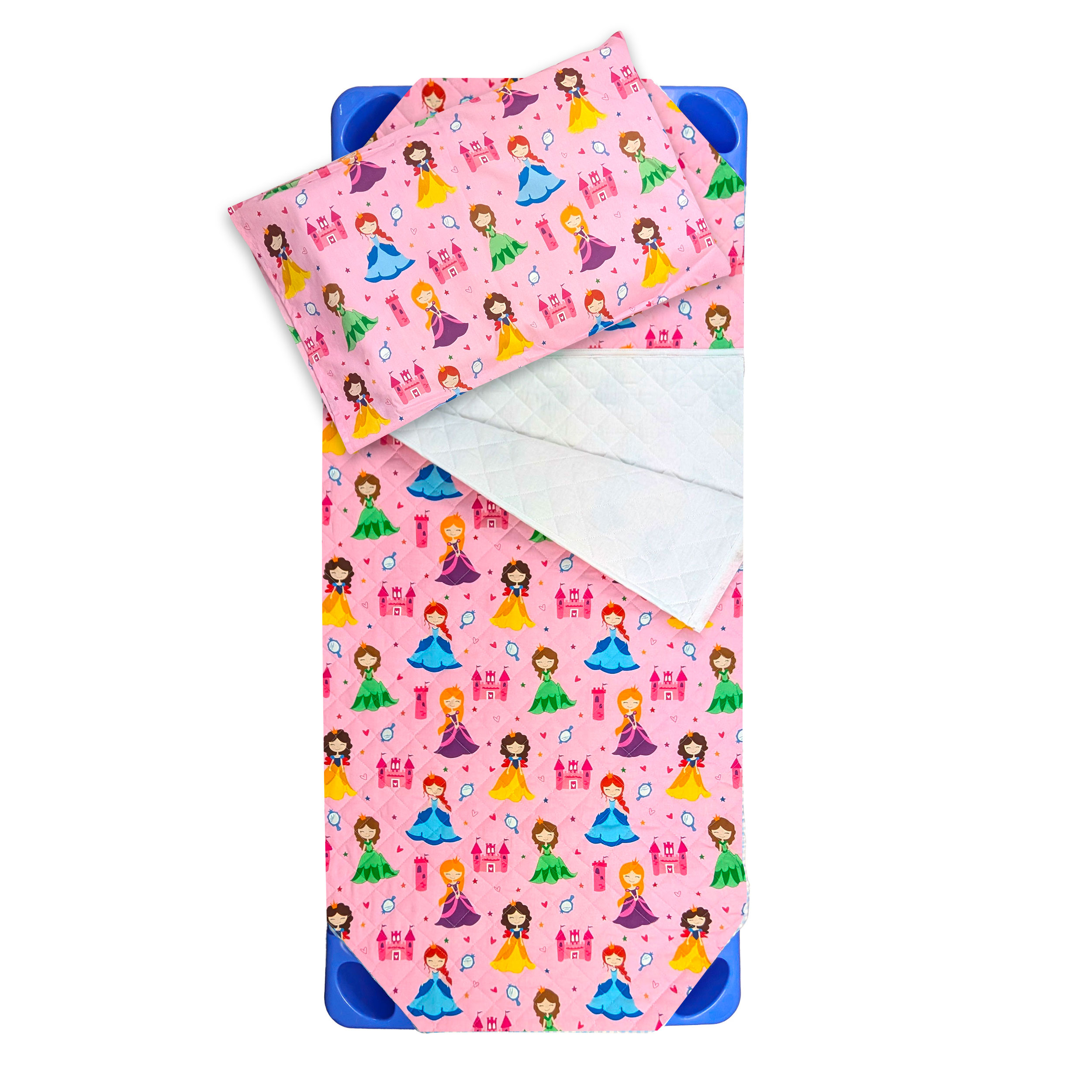 Shaped Sleeping Bag for Brandy Princesses Pink Background Image