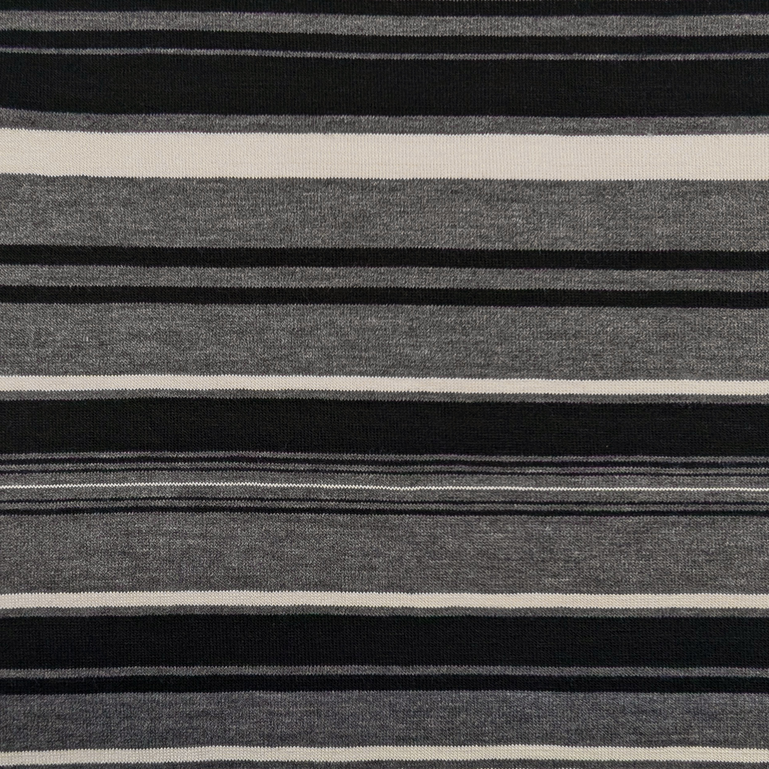 Grey and Black Horizontal Stripes Knitting Stitch Image