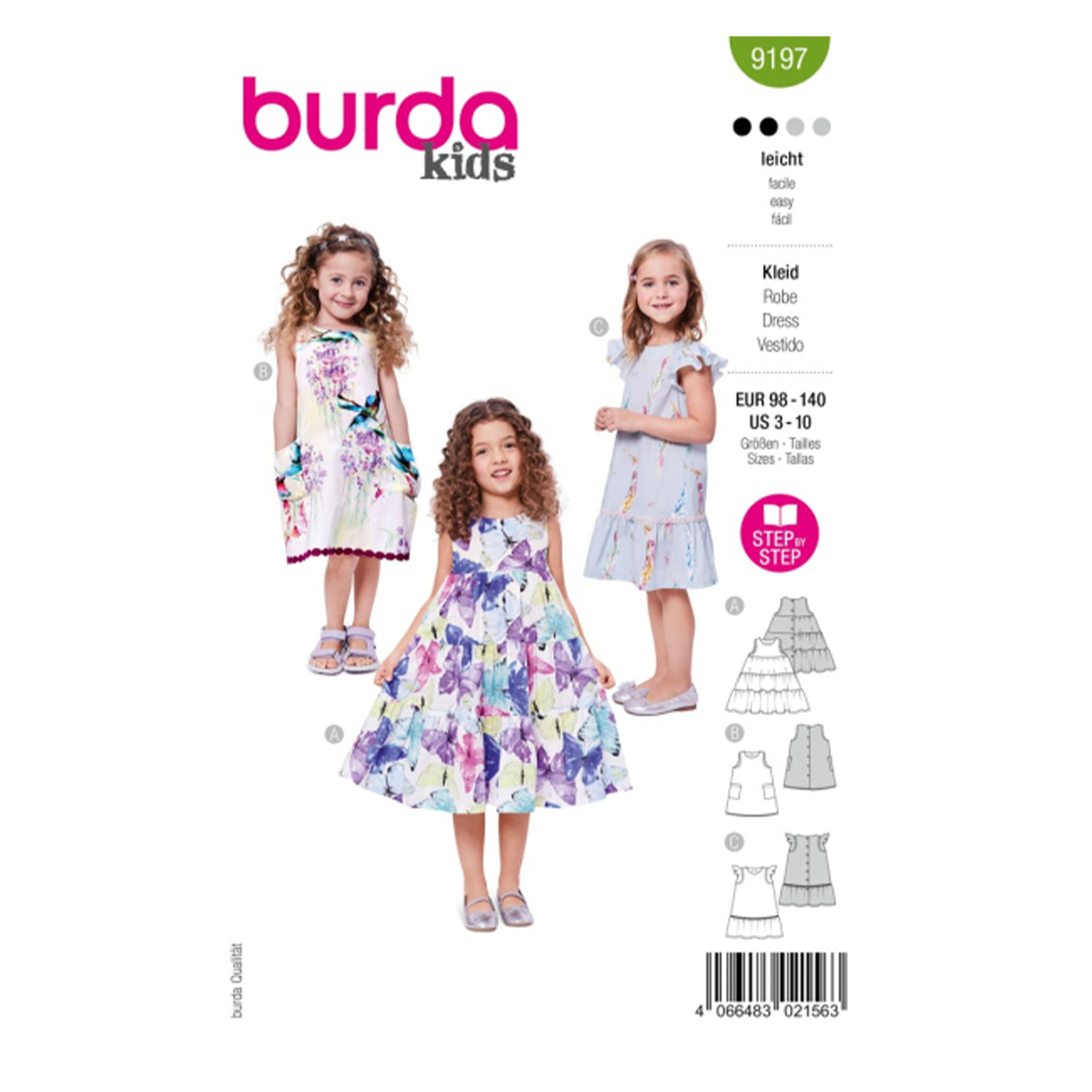 Pattern Burda Kids Easy Summer Dress Image